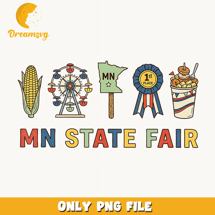 Minnesota State Fair Clipart PNG, MN Fair Icons, State Fair PNG