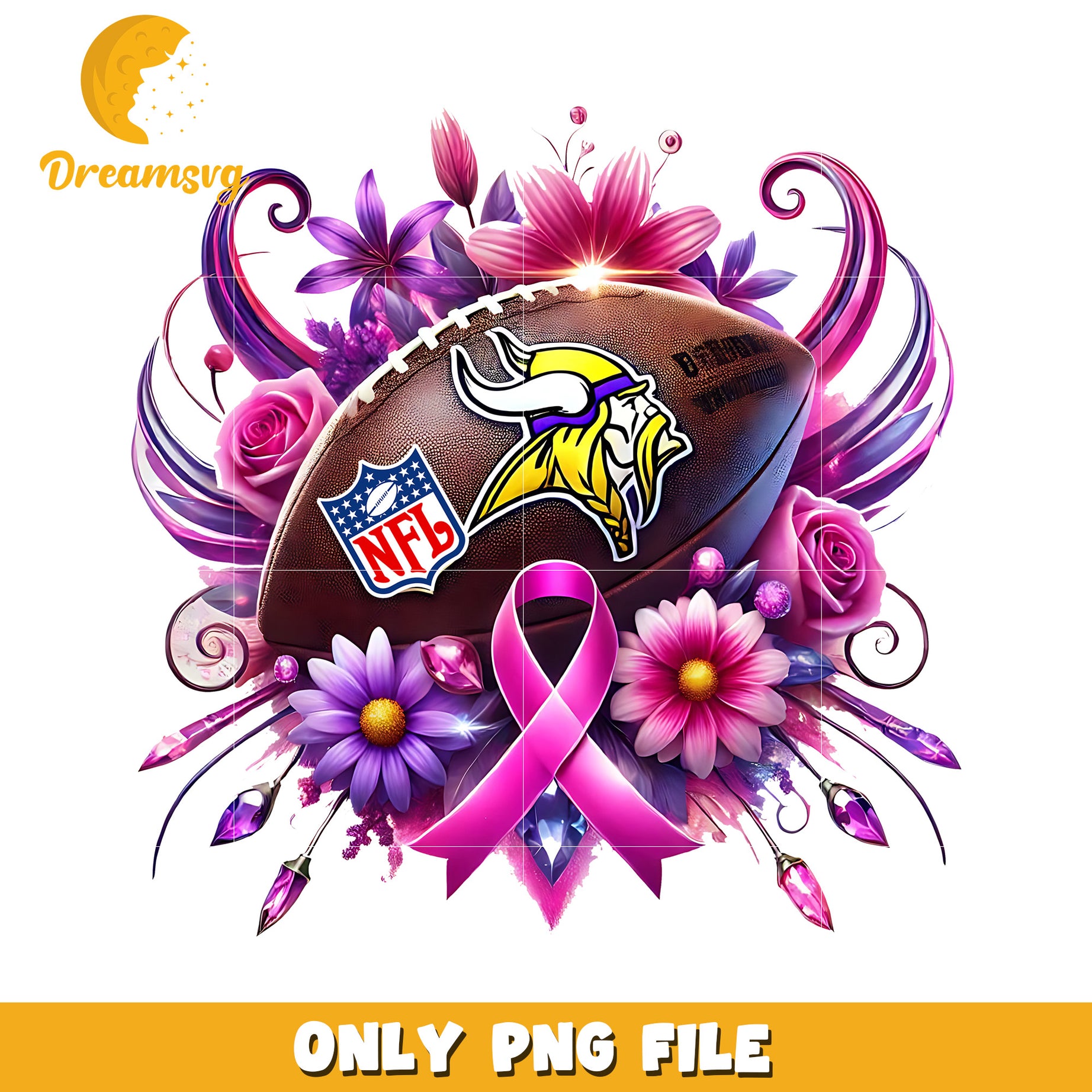Minnesota vikings flowers png, nfl power rankings png, nfl network png