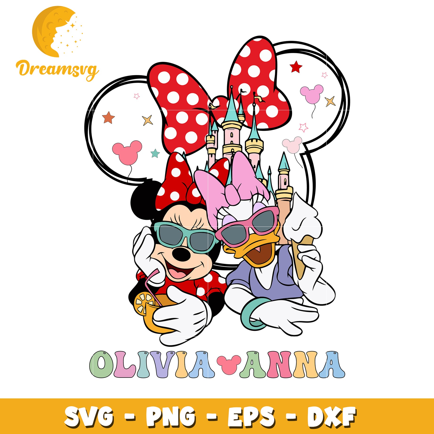 Minnie Daisy Disney SVG Cut Files