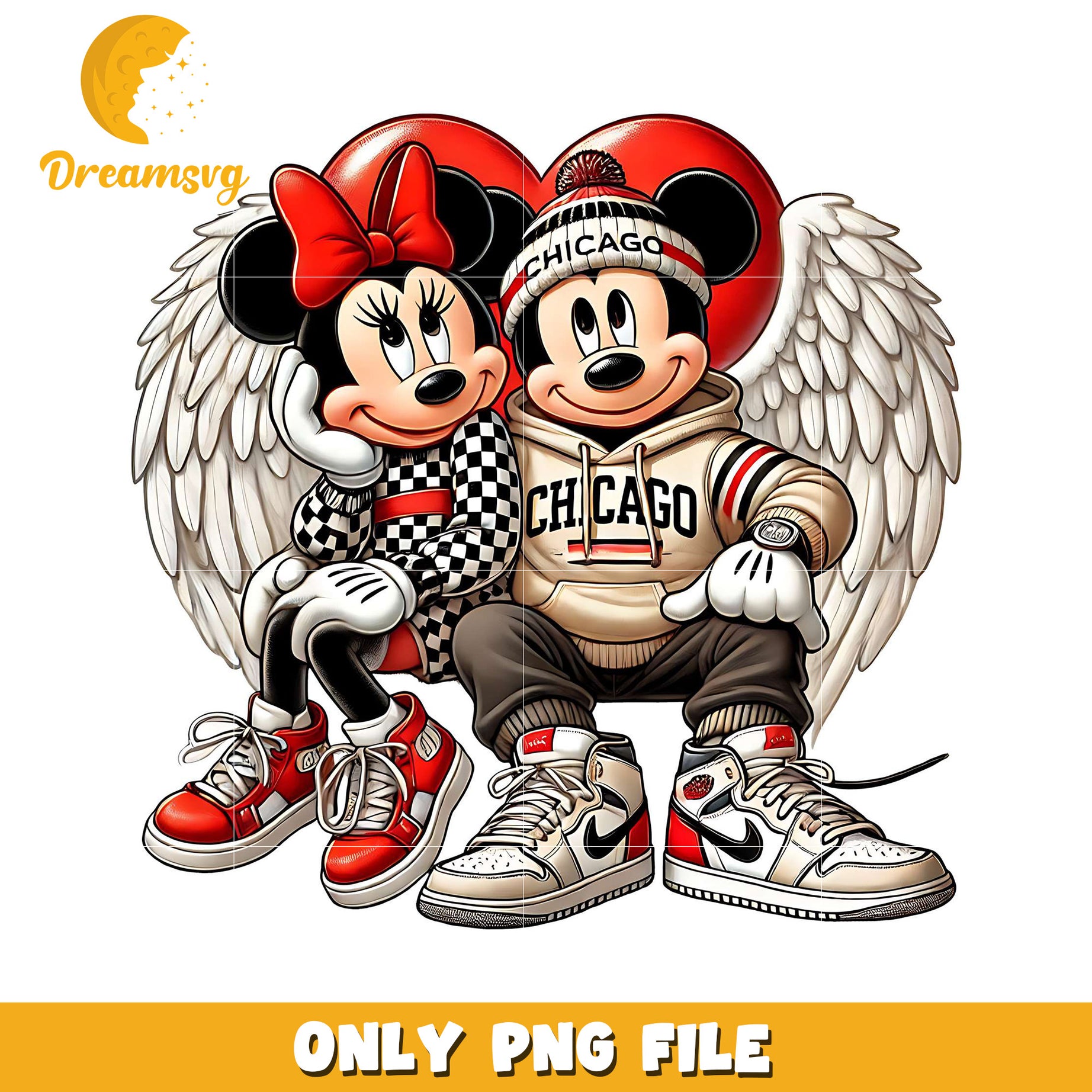 Minnie Mickey Chicago PNG