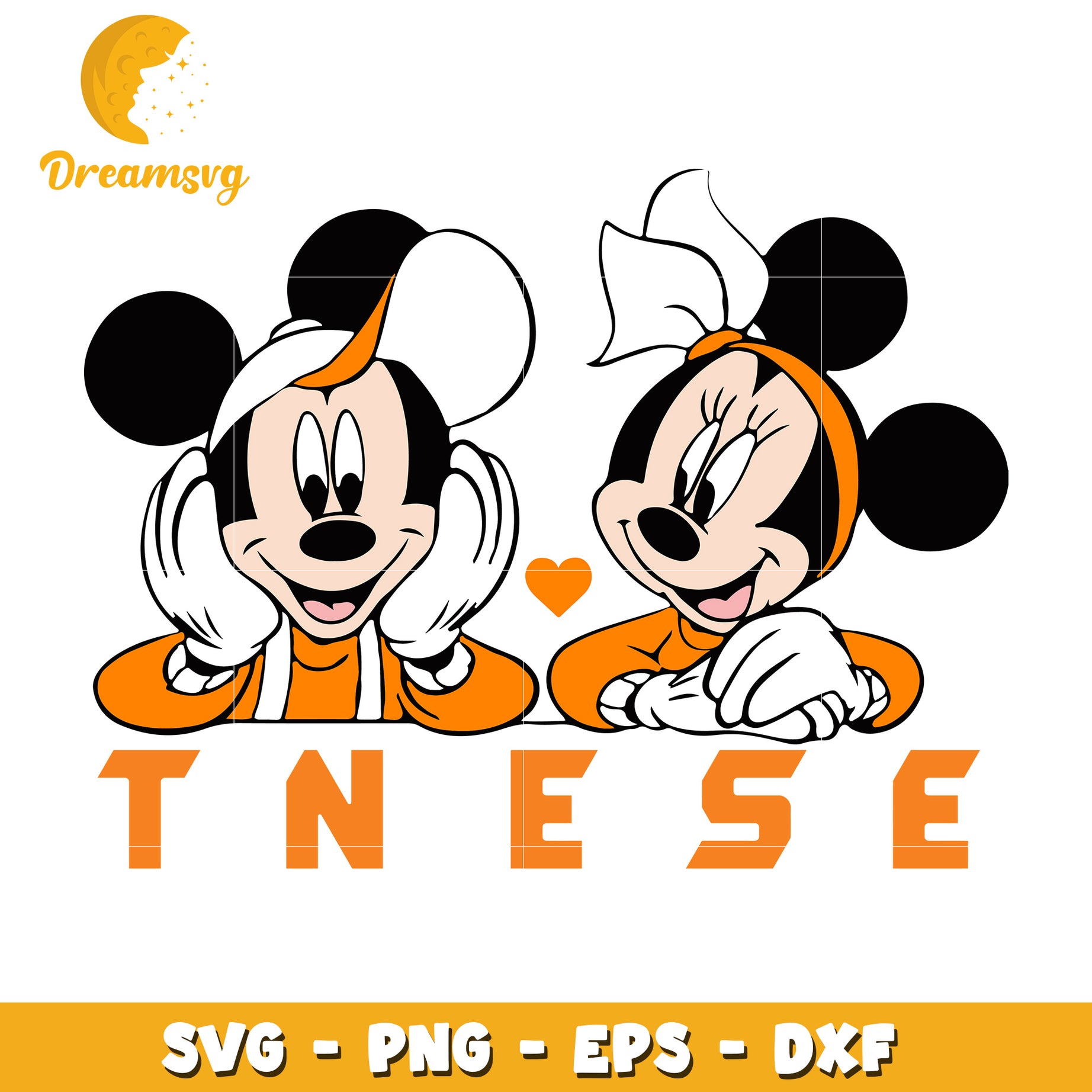 Minnie Mickey Couple SVG PNG EPS DXF