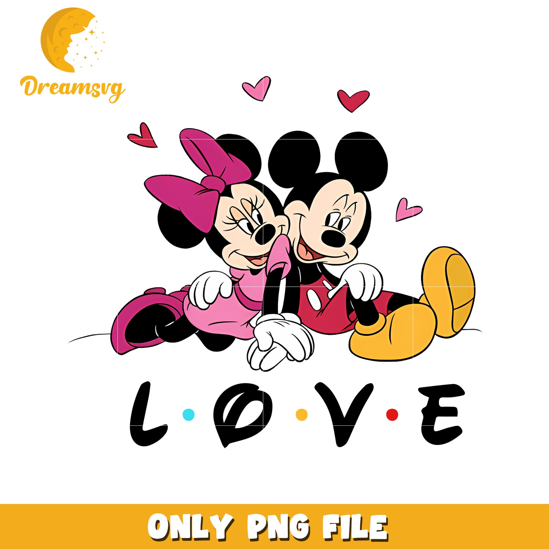 Minnie Mickey Mouse Love PNG