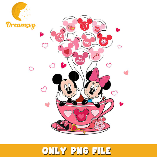 Minnie Mickey Valentine PNG