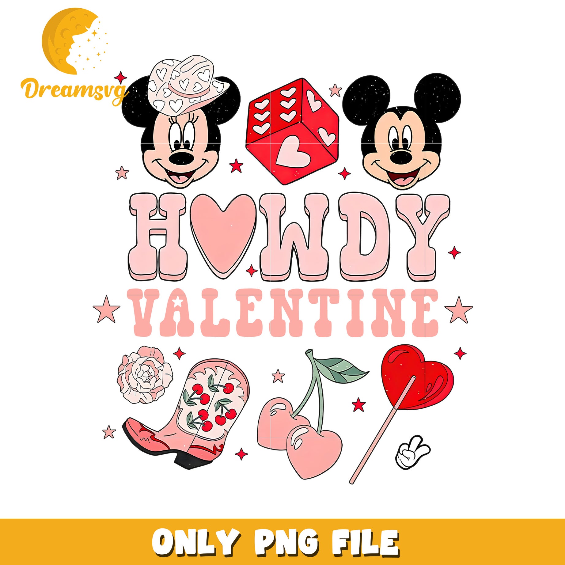 Minnie Mickey Valentine PNG