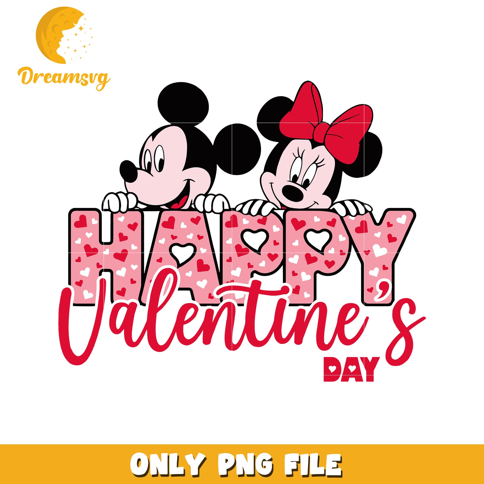 Minnie Mickey Valentines PNG