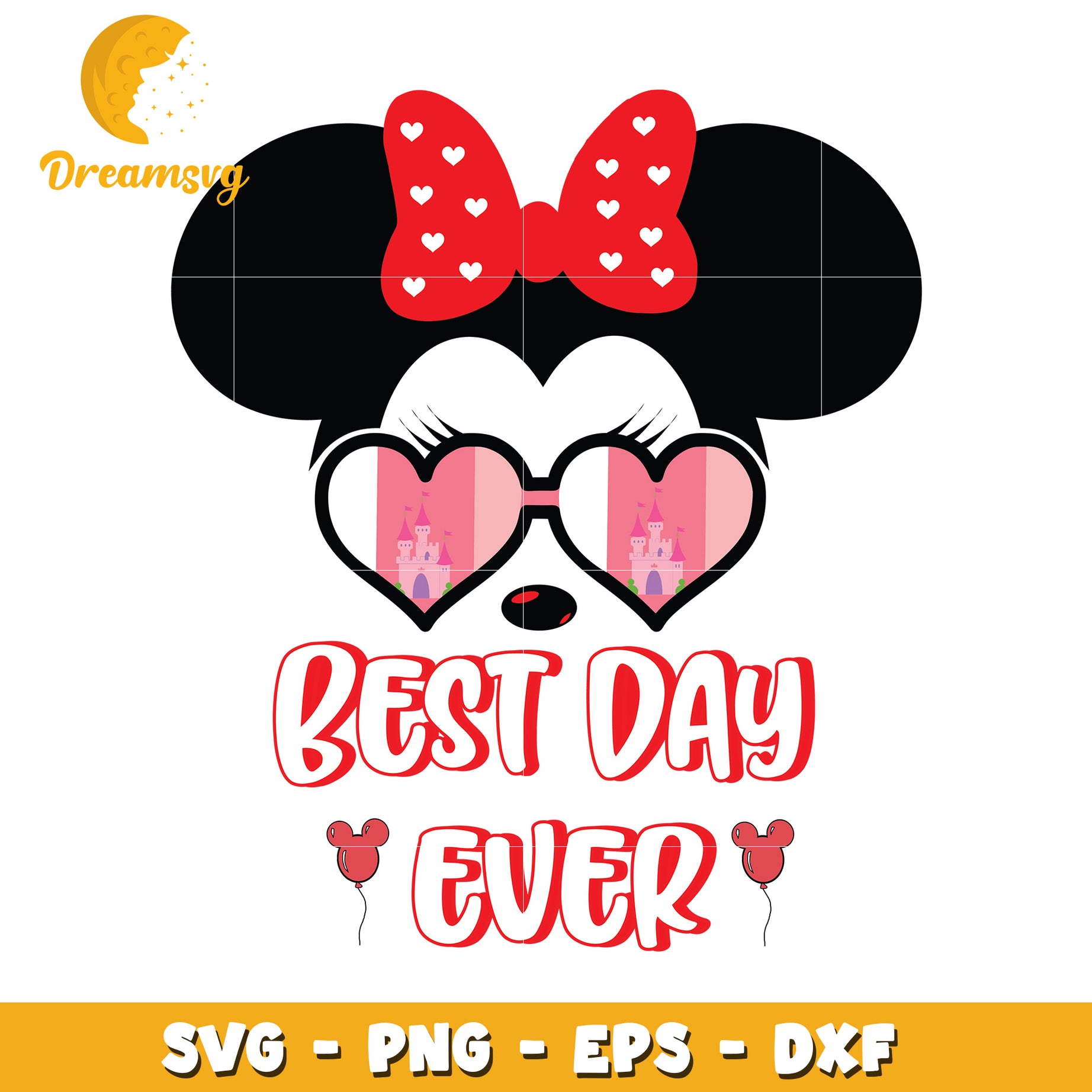 Minnie Mouse Best Day Ever SVG PNG EPS DXF