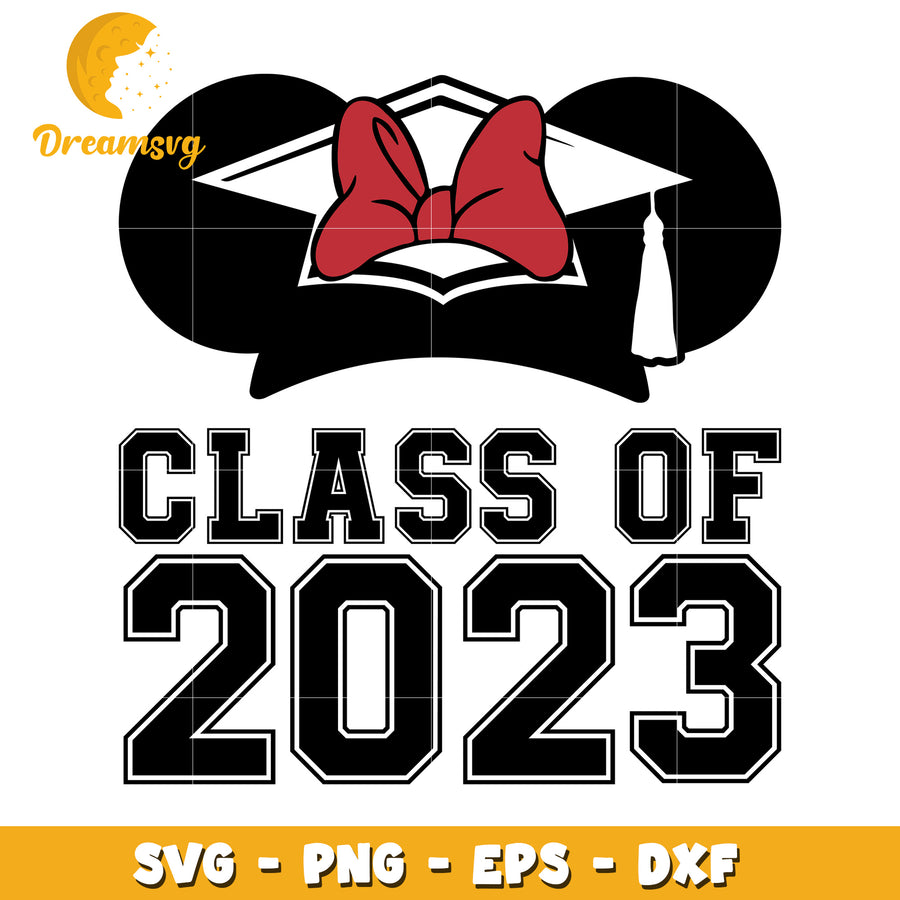Minnie Mouse Class of 2023 SVG