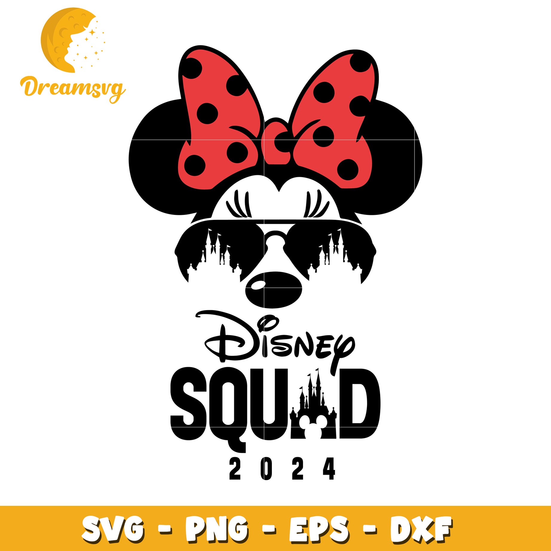 Minnie Mouse Disney Squad 2024 SVG