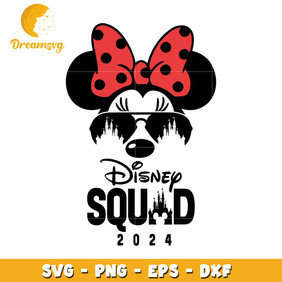 Minnie Mouse Disney Squad 2024 SVG