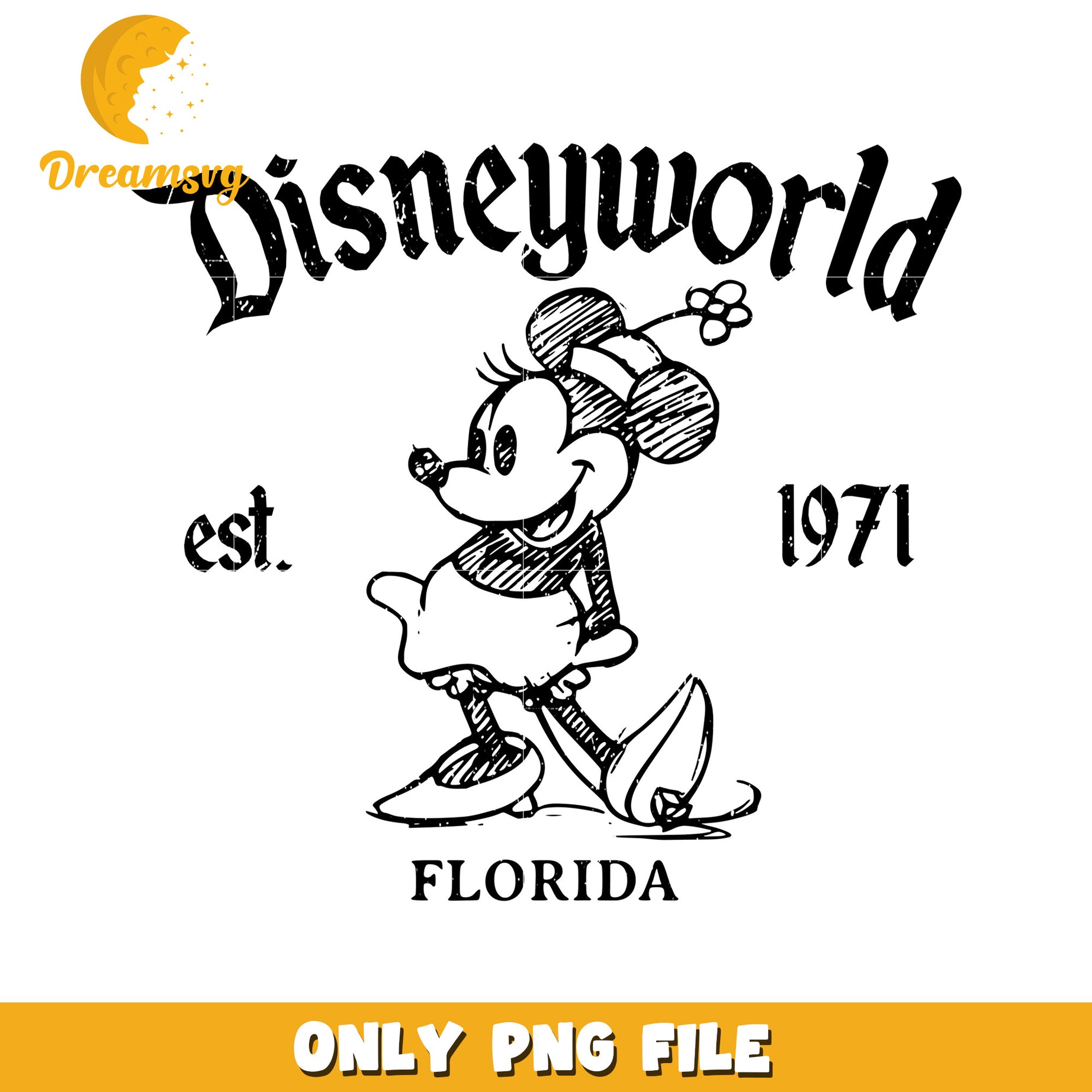 Minnie Mouse Disney World PNG Image
