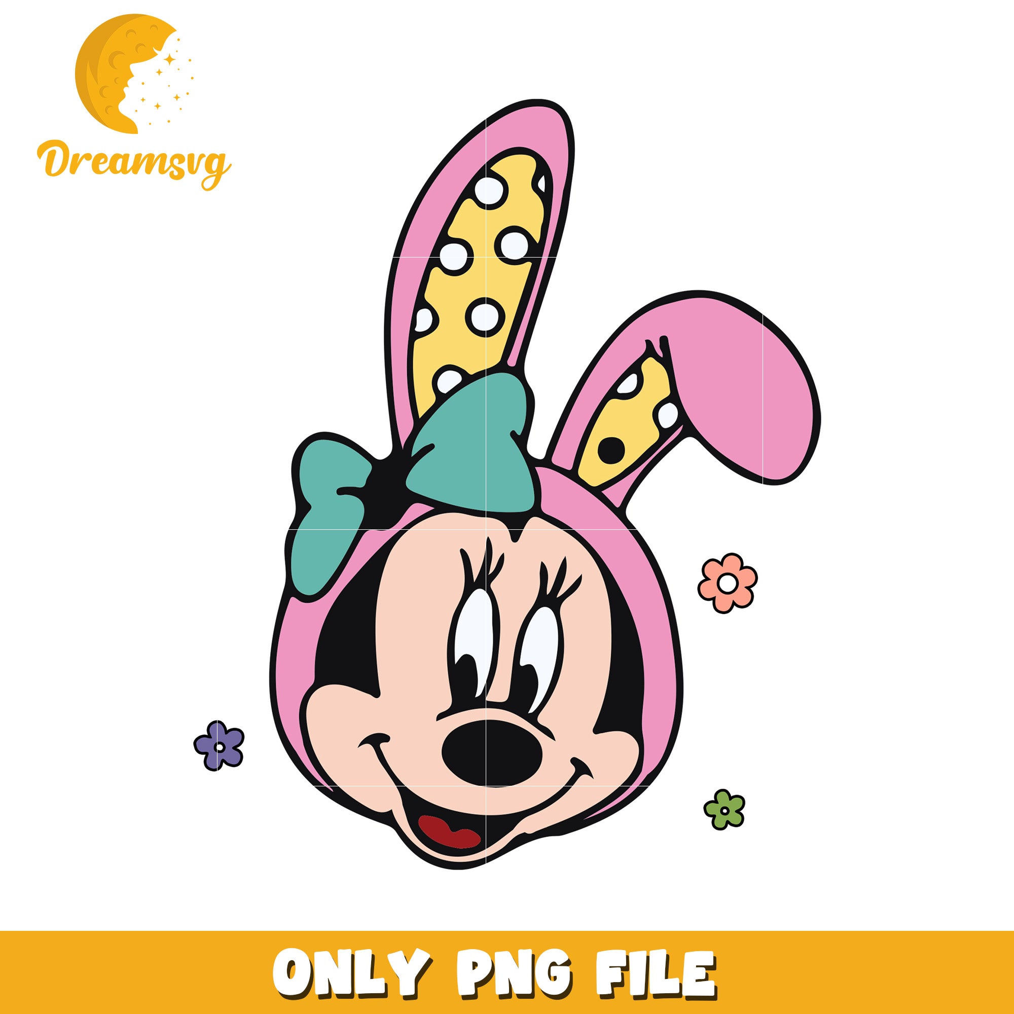 Minnie Mouse Easter Bunny PNG Clipart