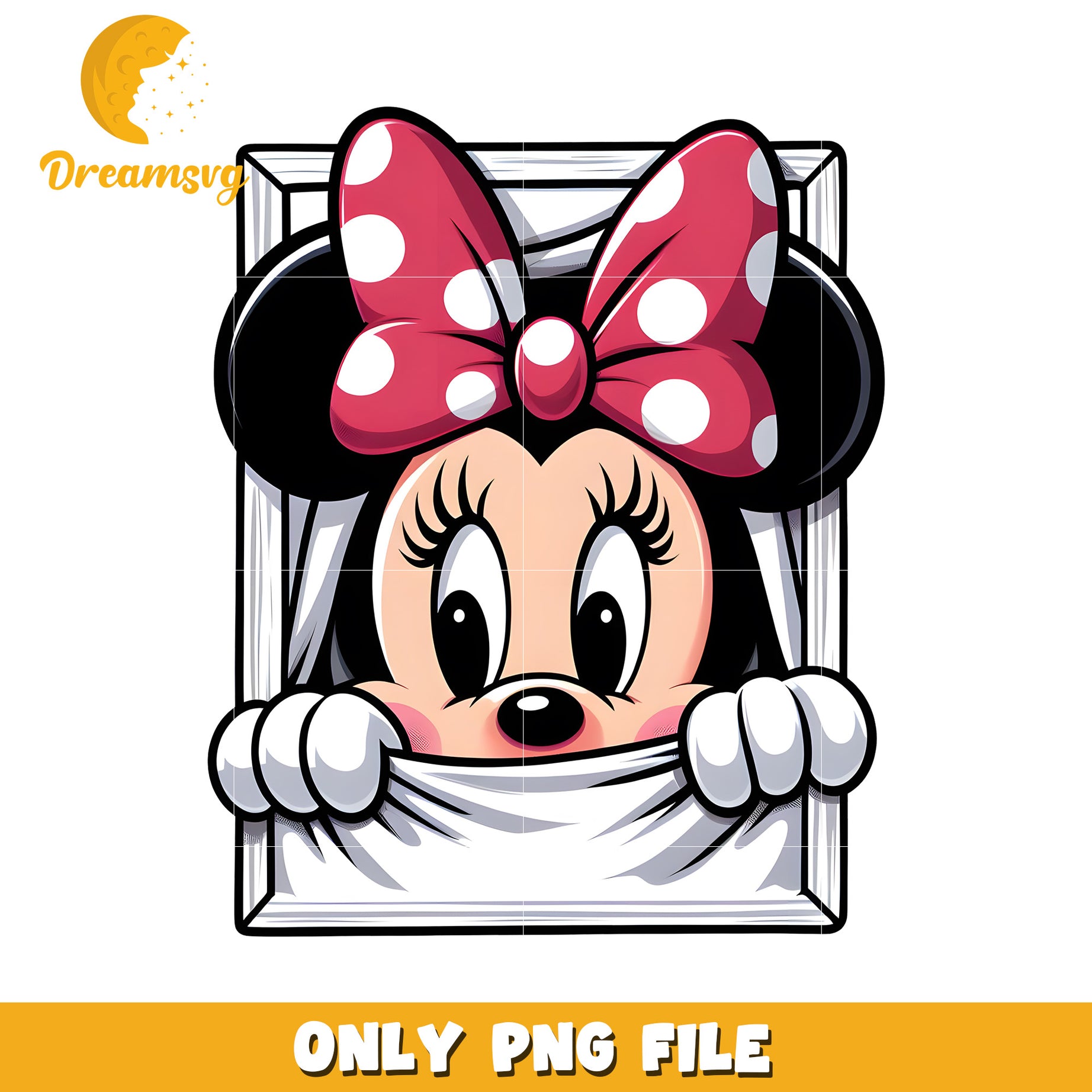 Minnie Mouse Fun PNG File for Creative Projects