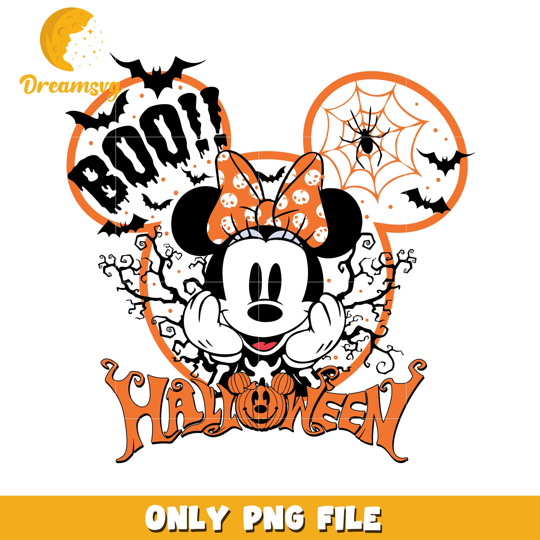 Minnie Mouse Halloween PNG