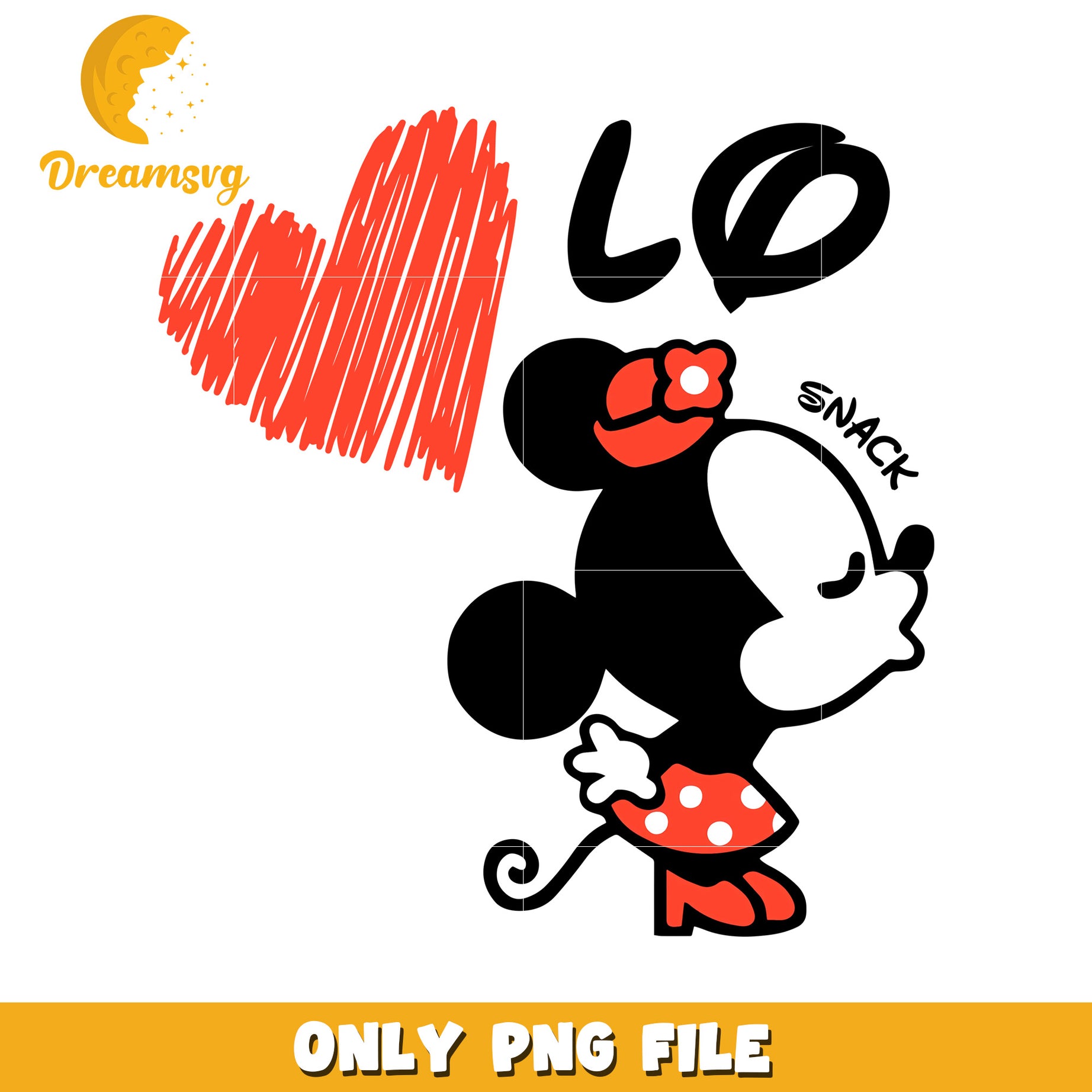 Minnie Mouse Love PNG Clipart