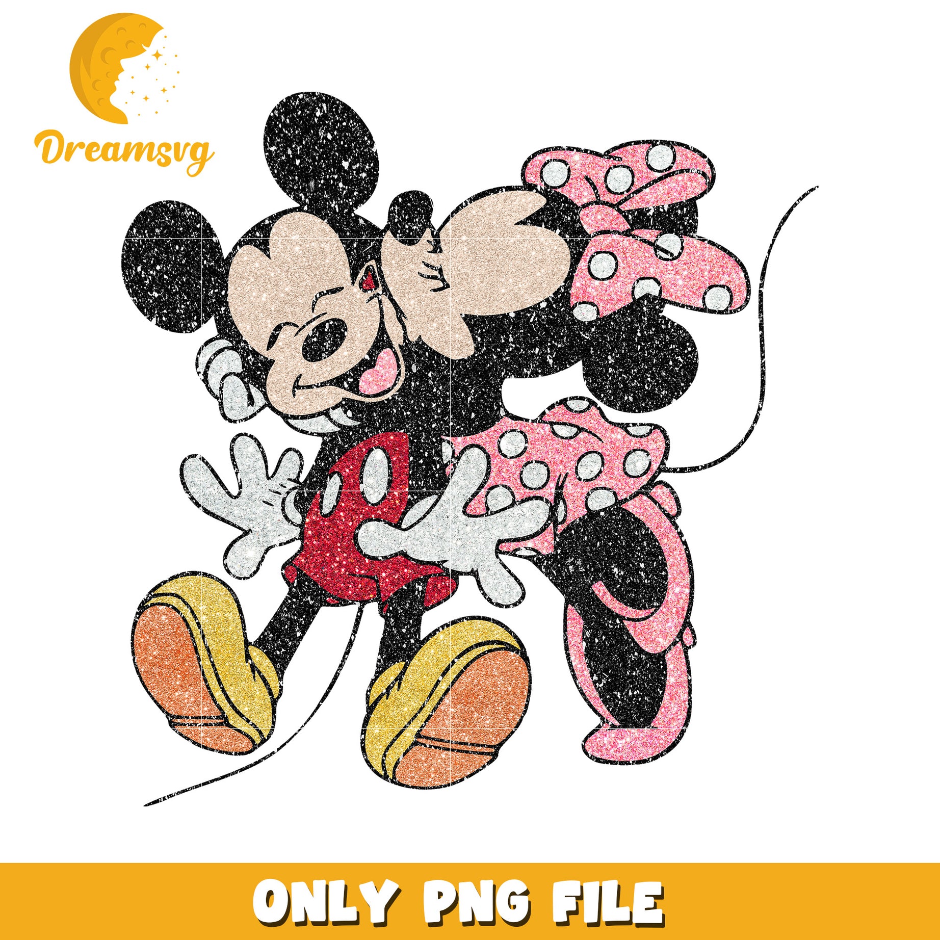 Minnie Mouse Mickey Kiss PNG