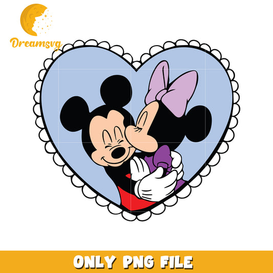 Minnie Mouse Mickey Kiss PNG