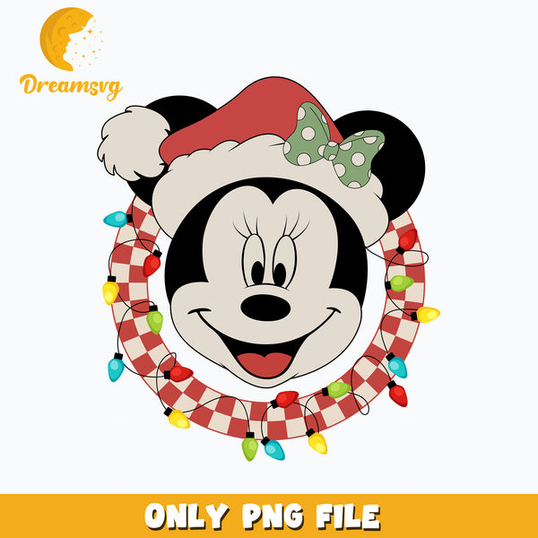 Minnie Mouse Retro Christmas png