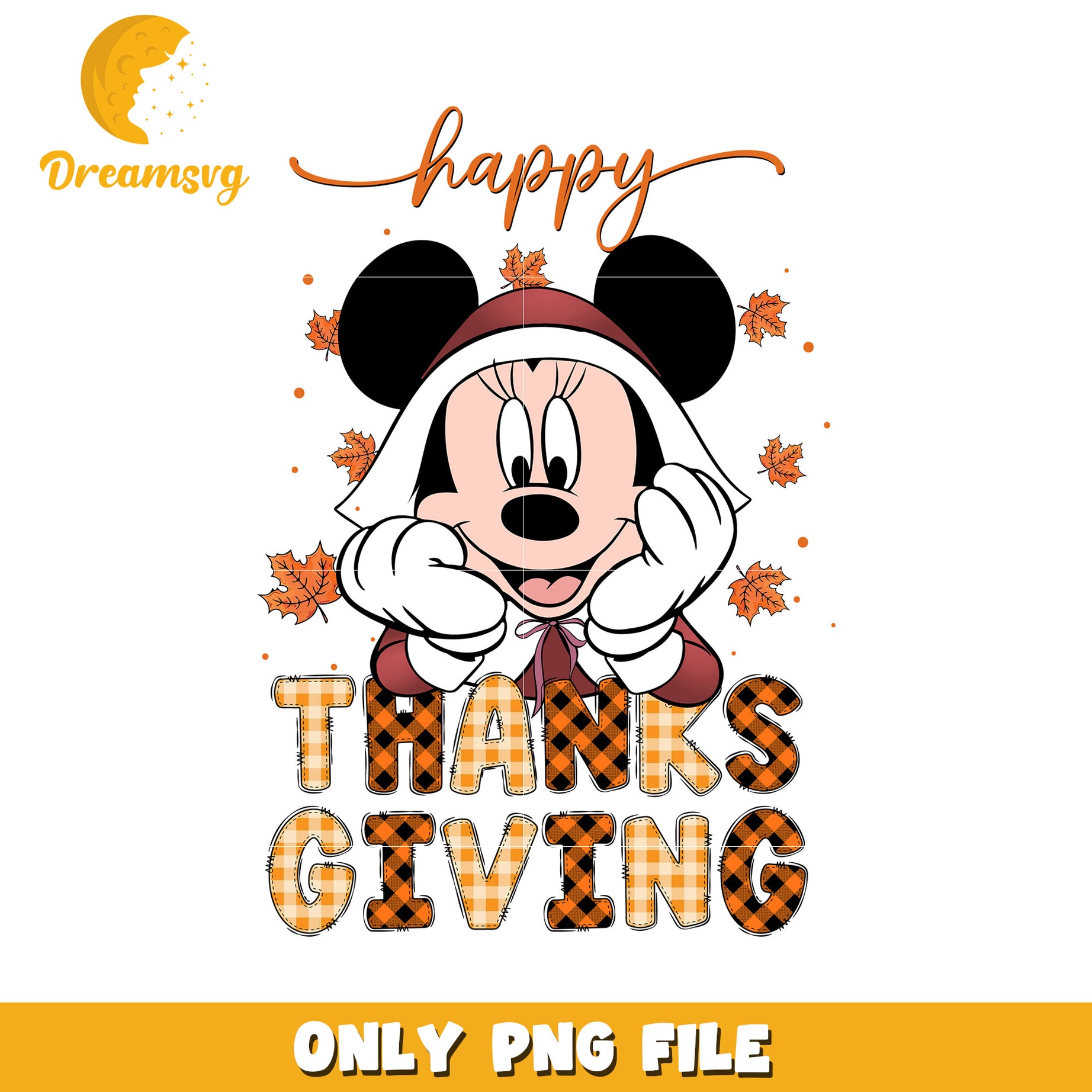 Minnie Mouse Thanksgiving PNG