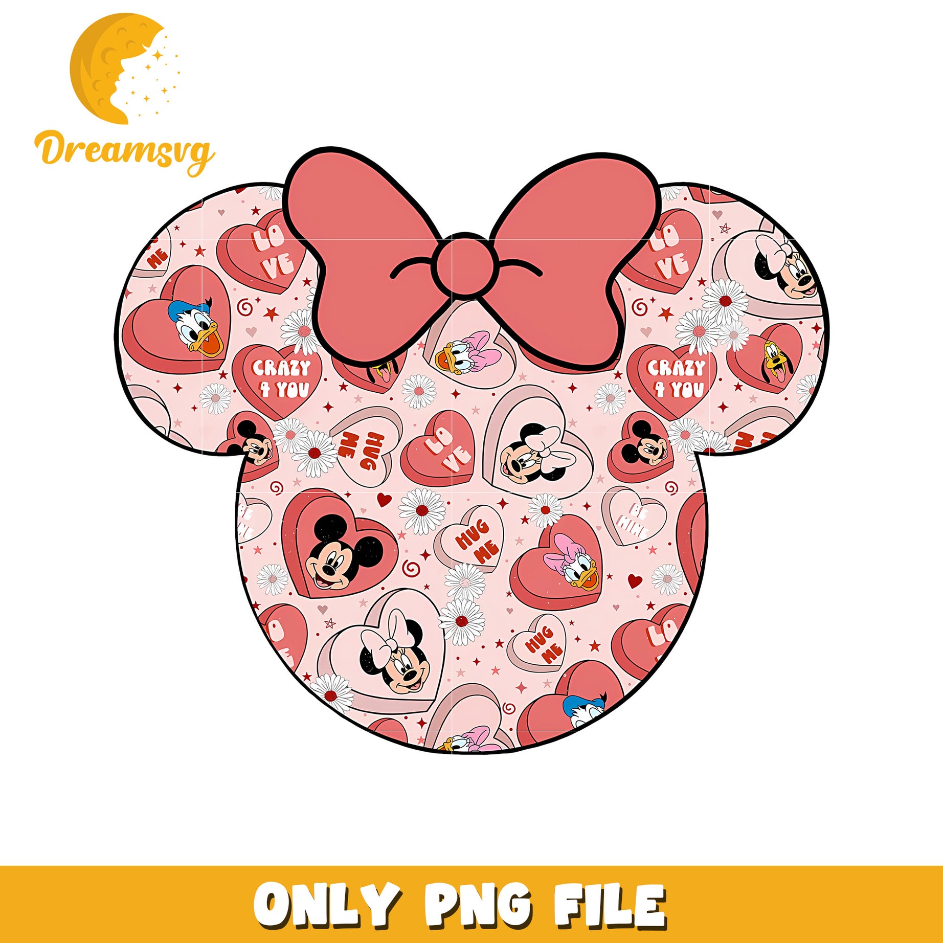 Minnie Mouse Valentines PNG
