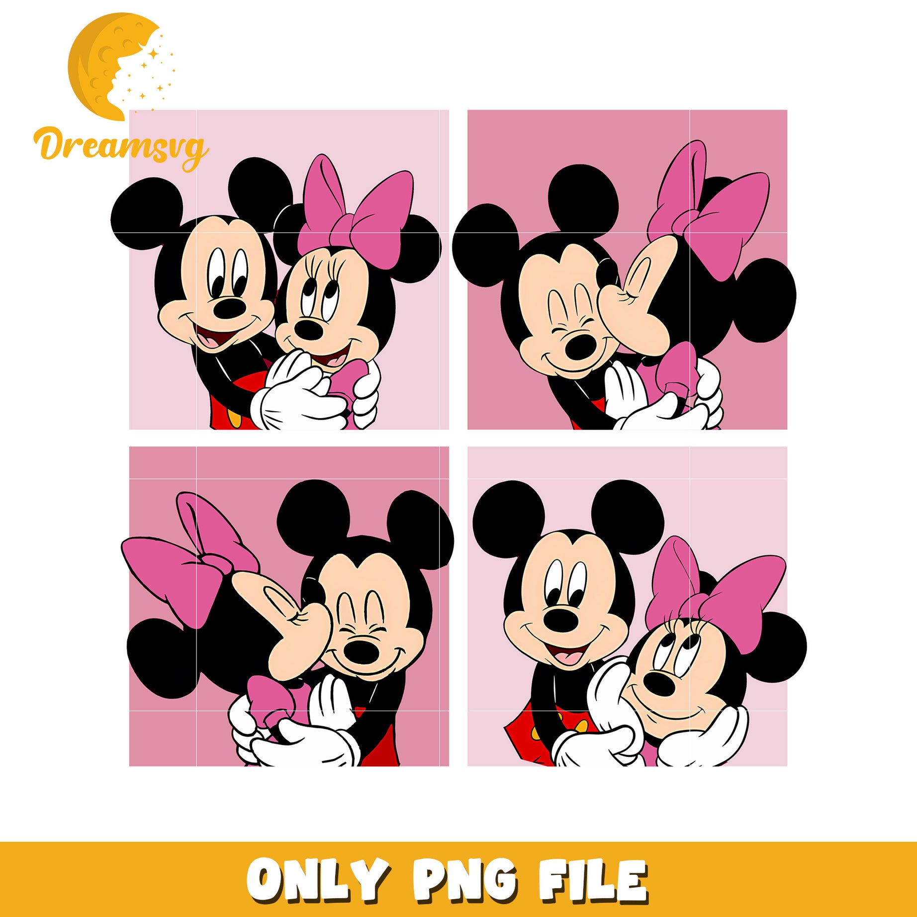 Minnie Mouse & Mickey PNG Images