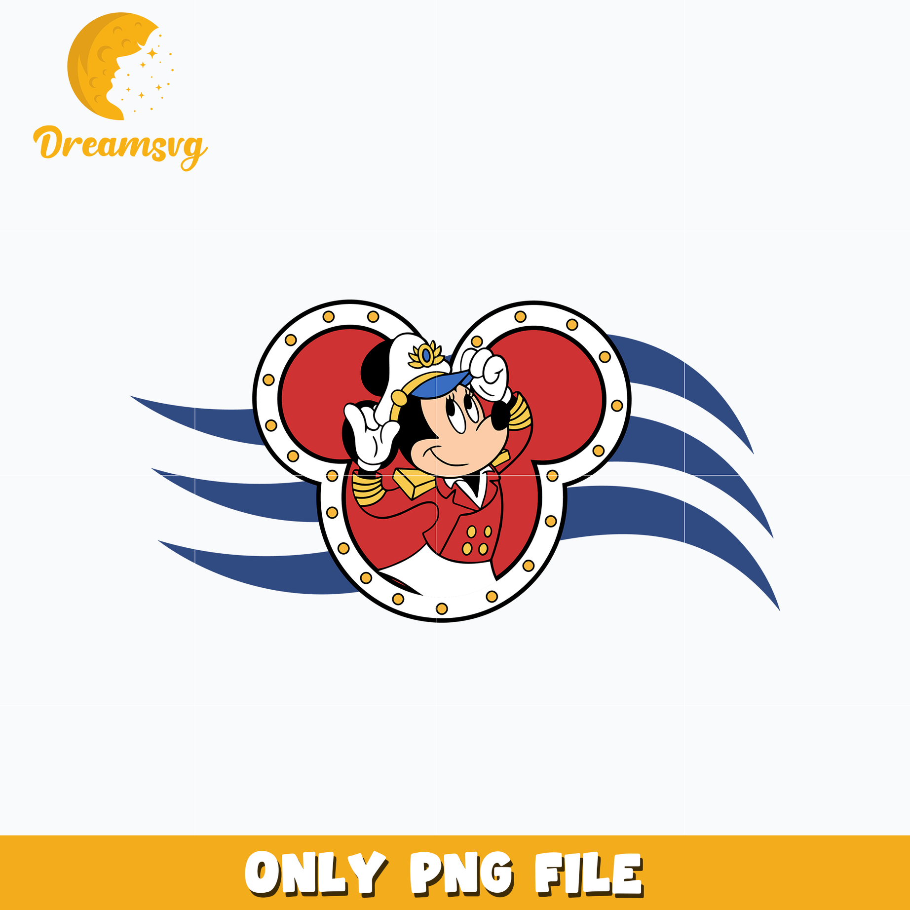 Minnie mouse head cruise png