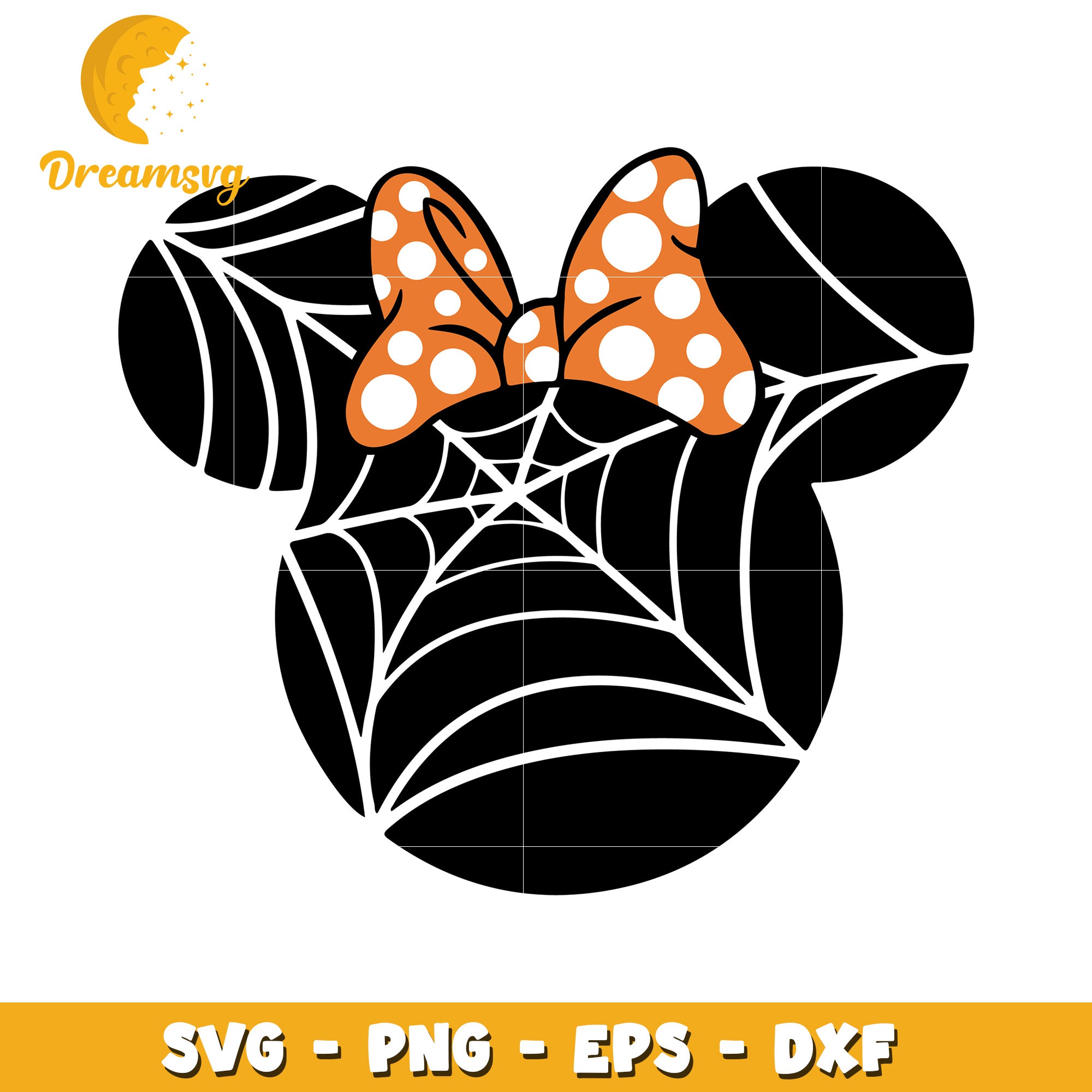 Minnie spiderman halloween svg, Disney friends halloween vibes svg