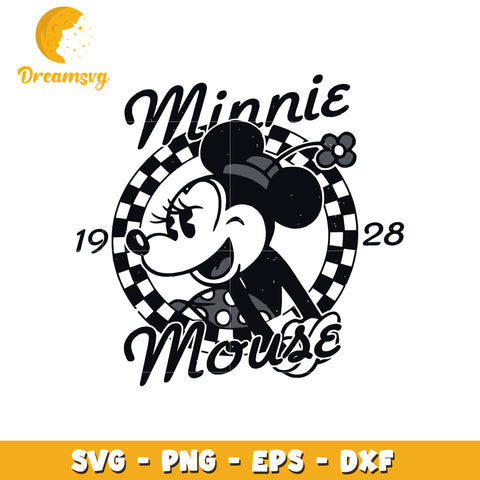 Minnie black and white svg, disney svg, mickey mouse characters svg