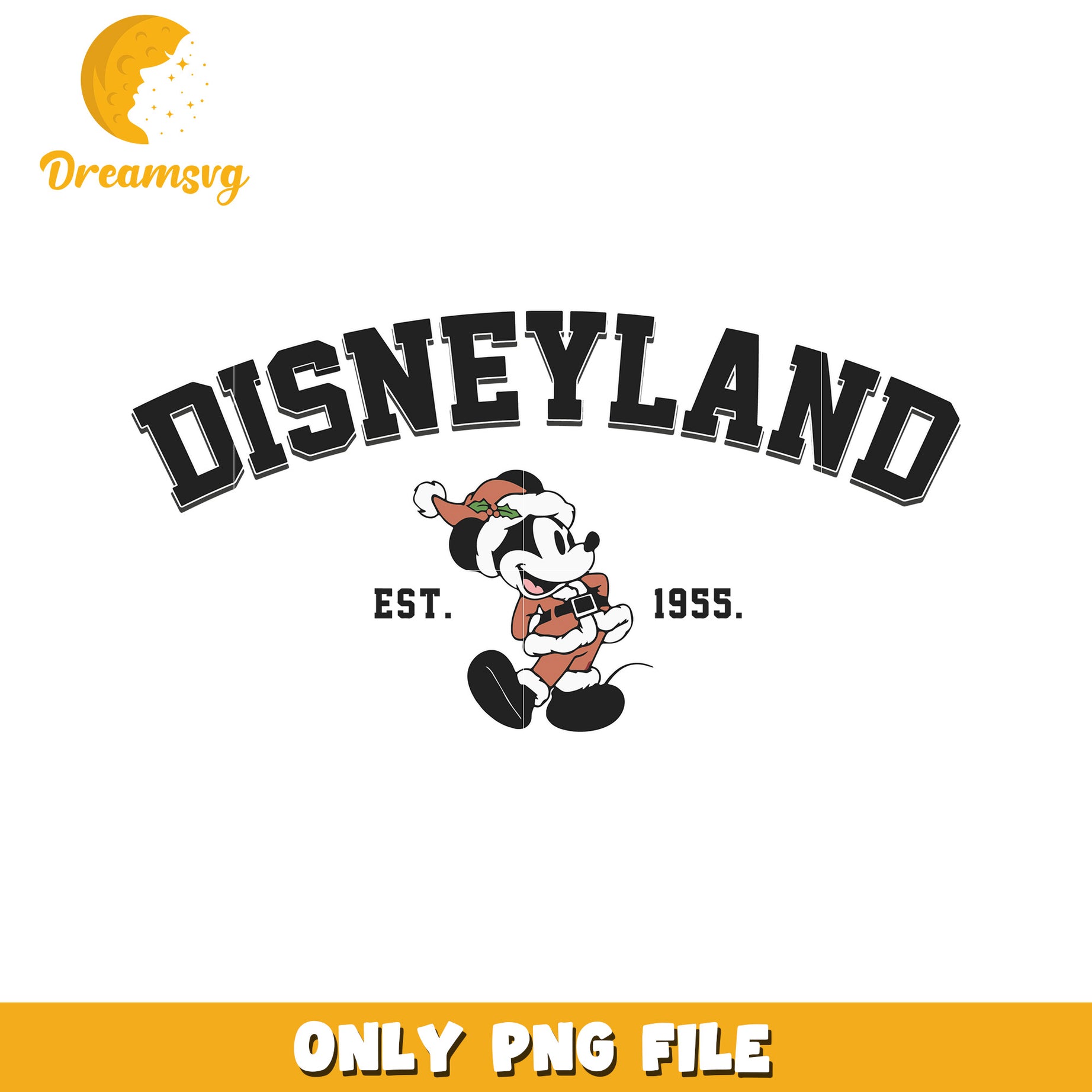 Minnie disneyland png, disney characters png, spirit christmas png