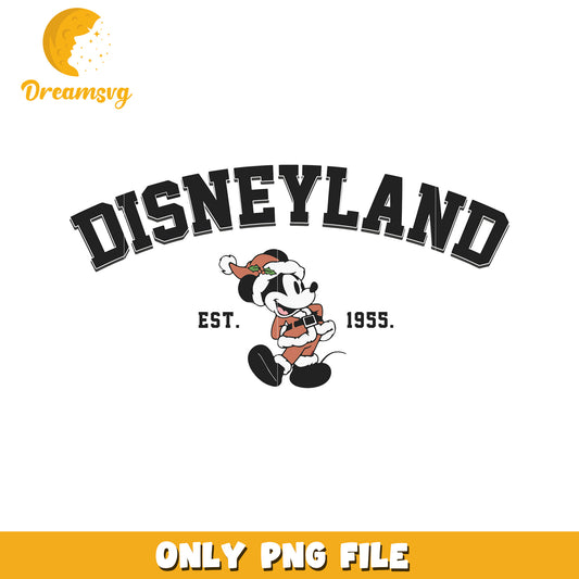 Minnie disneyland png, disney characters png, spirit christmas png