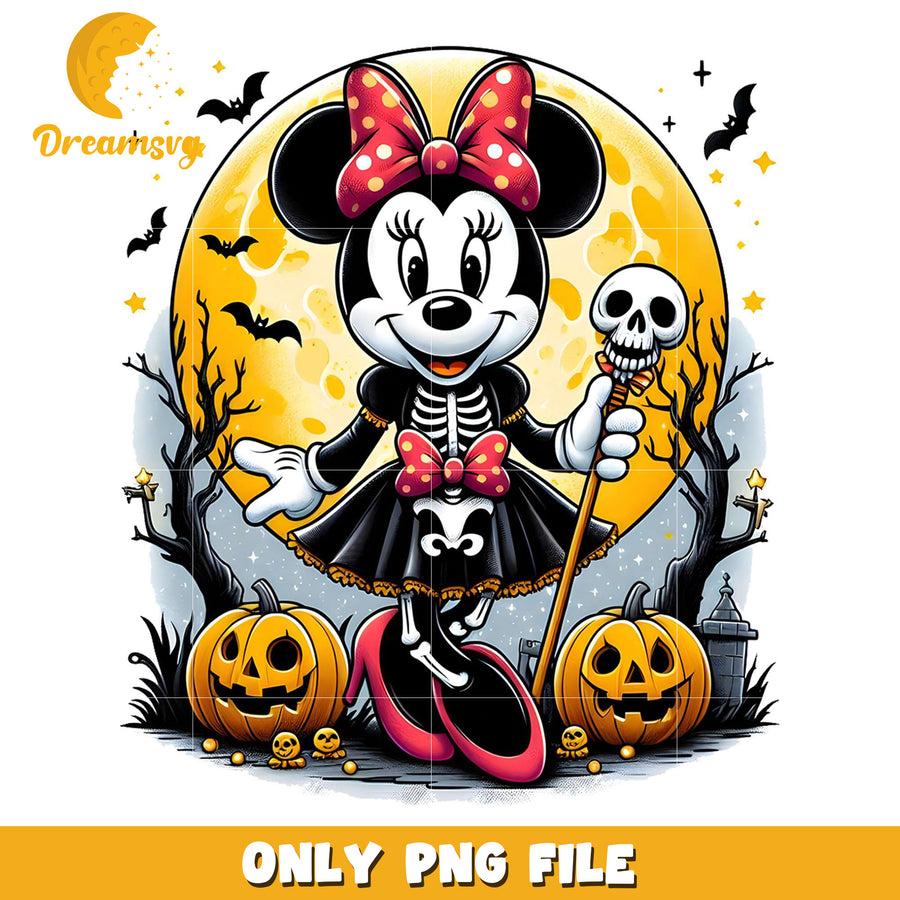 Minnie halloween png, halloween​​​​ toys png, cartoon characters png