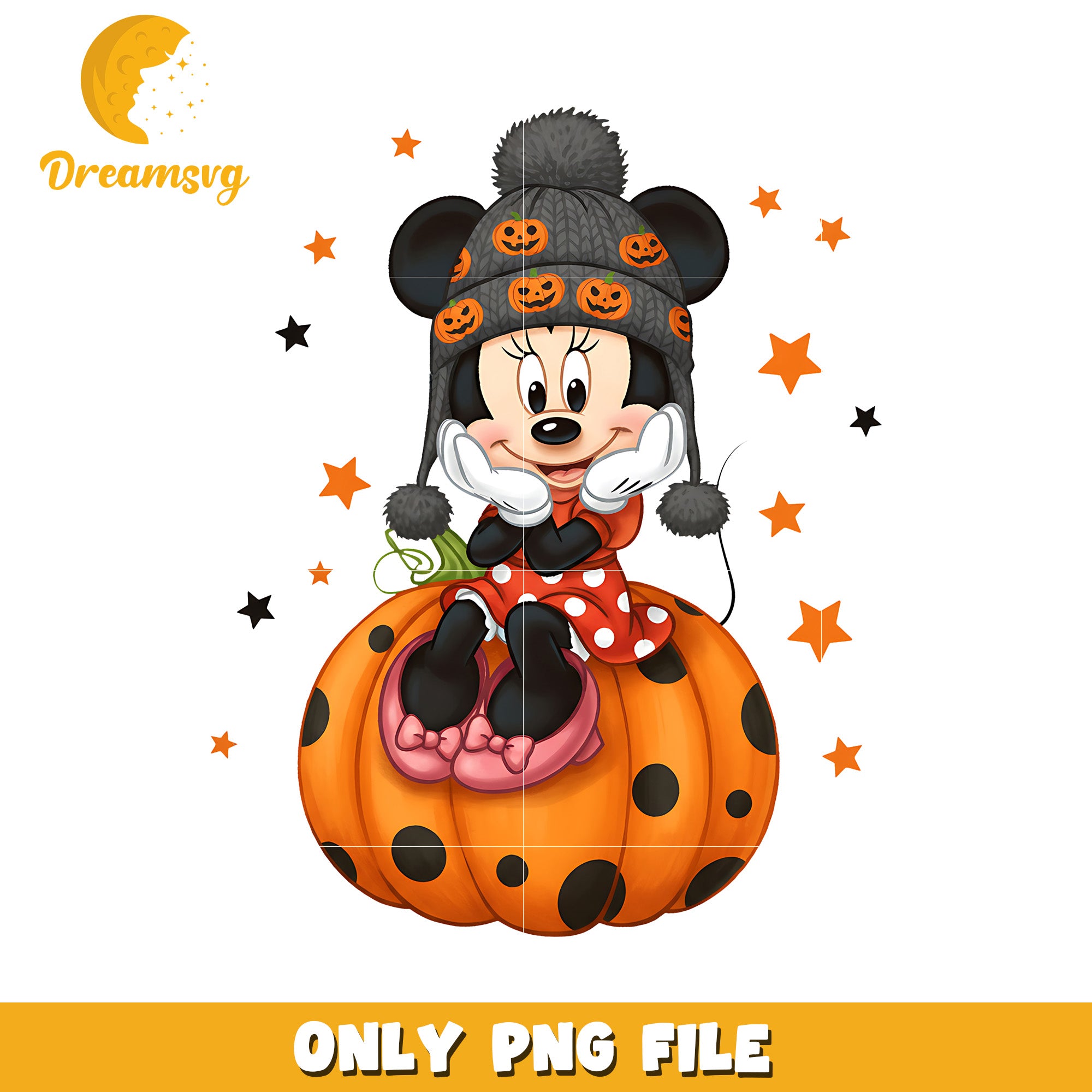 Minnie halloween pumpkin png, halloween town png, halloween png