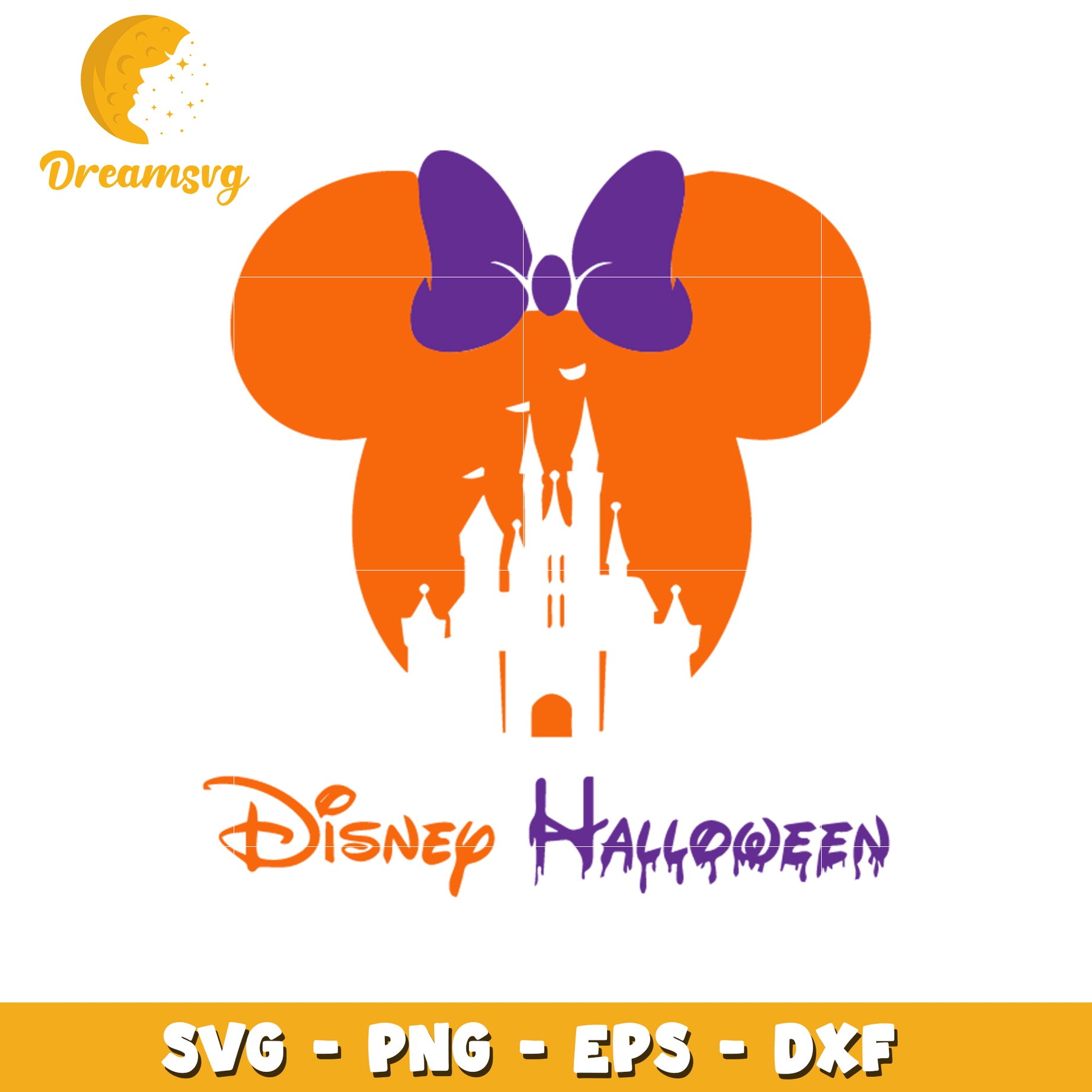 Minnie head disney halloween svg, minnie svg, disney halloween svg