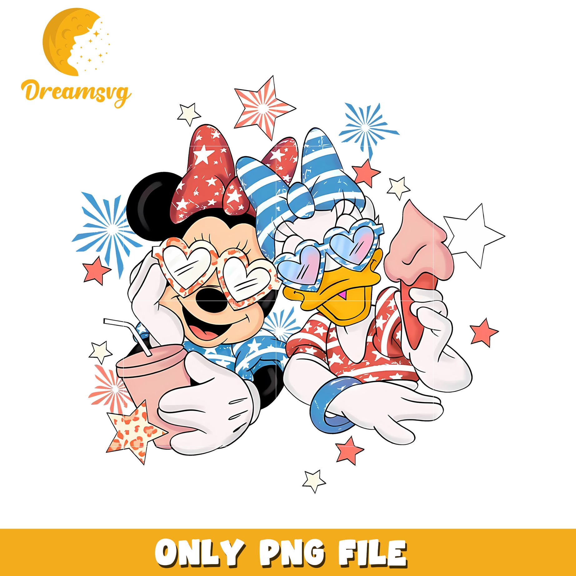 Minnie mouse and daisy duck design png, disney characters png, cute cartoon png