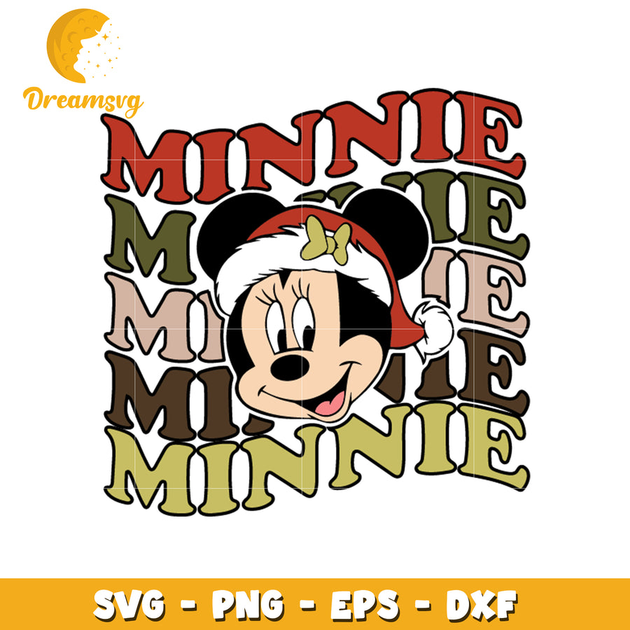 Minnie mouse christmas svg,  minnie mouse svg, christmas svg