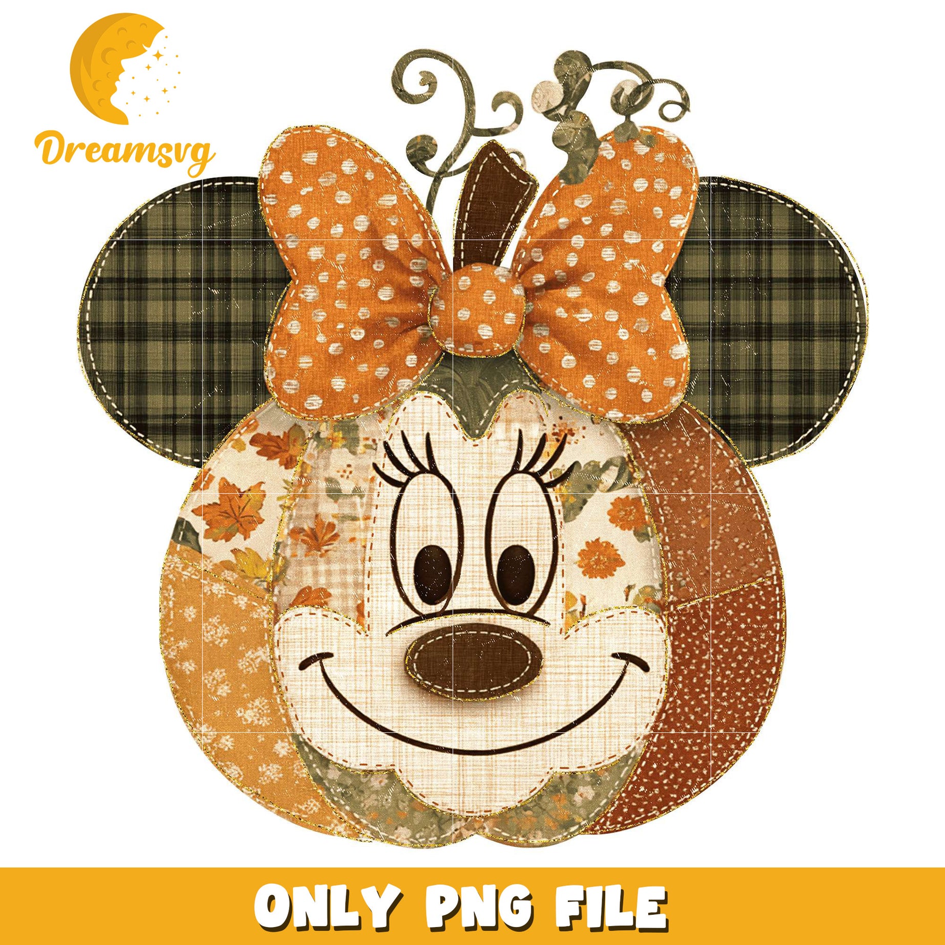 Minnie pumpkin png, halloween disney​​ png, disney characters png