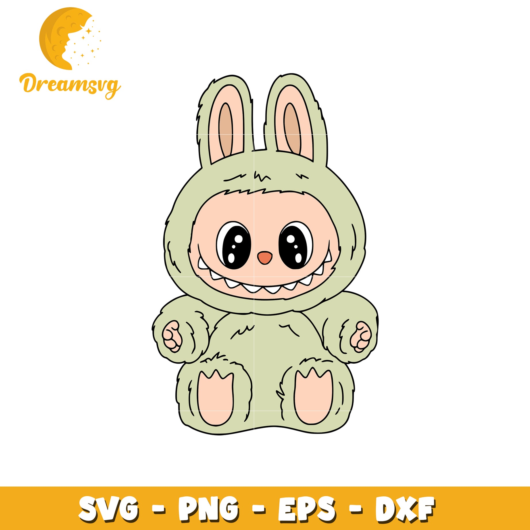 Mint green characters svg, labubu keychain svg, labubu cartoon svg