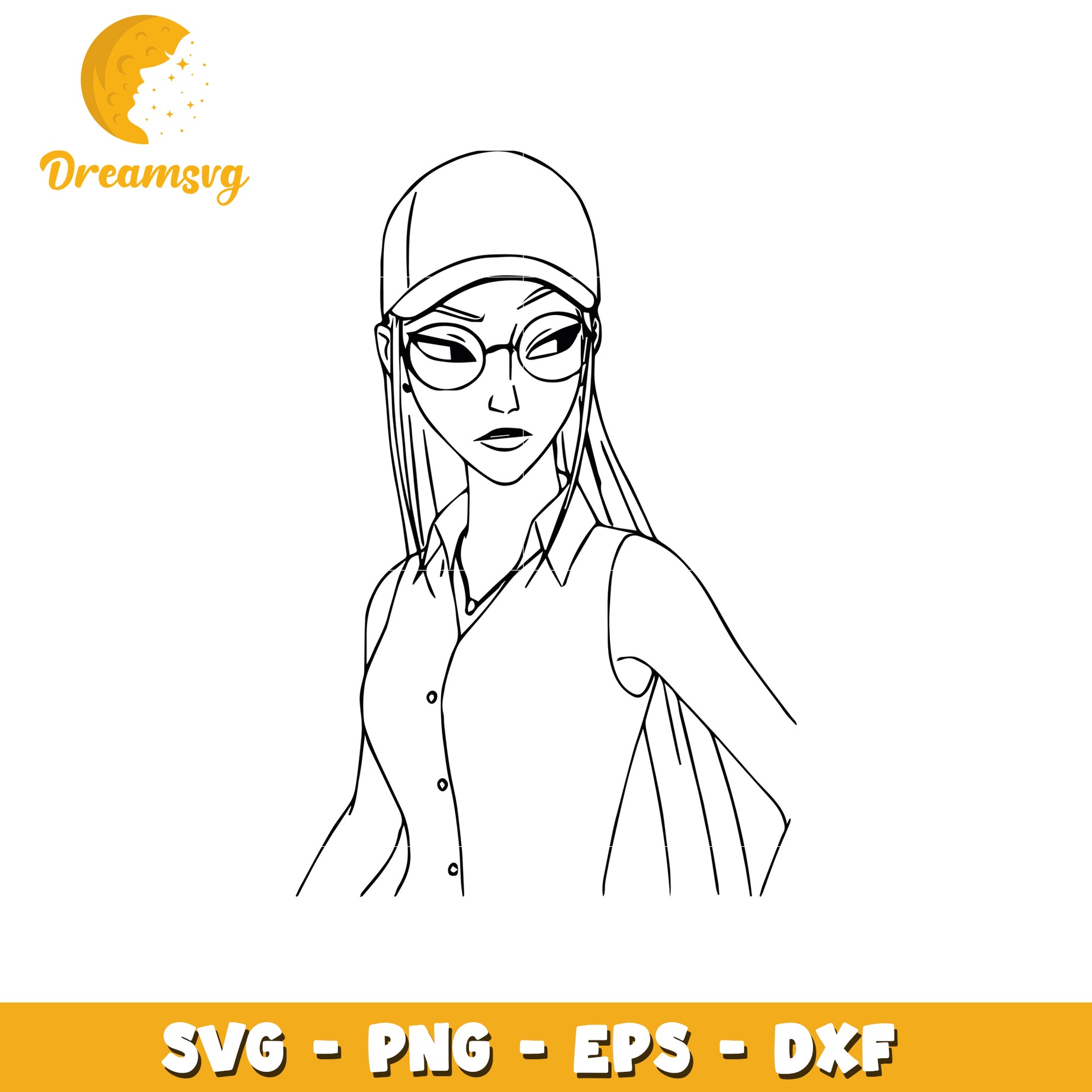 Mira look serious svg, mira serious svg, mira huntrix svg