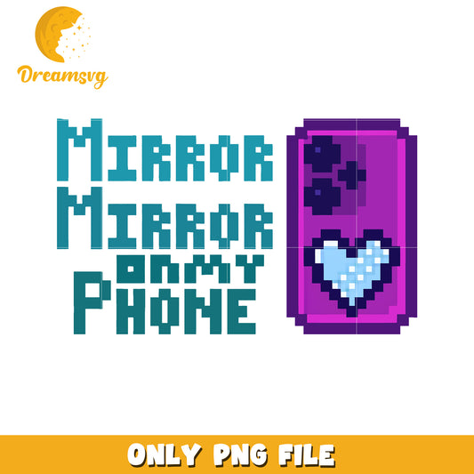 Mirror on my phone png, korean manhwa png, kpop cartoon png
