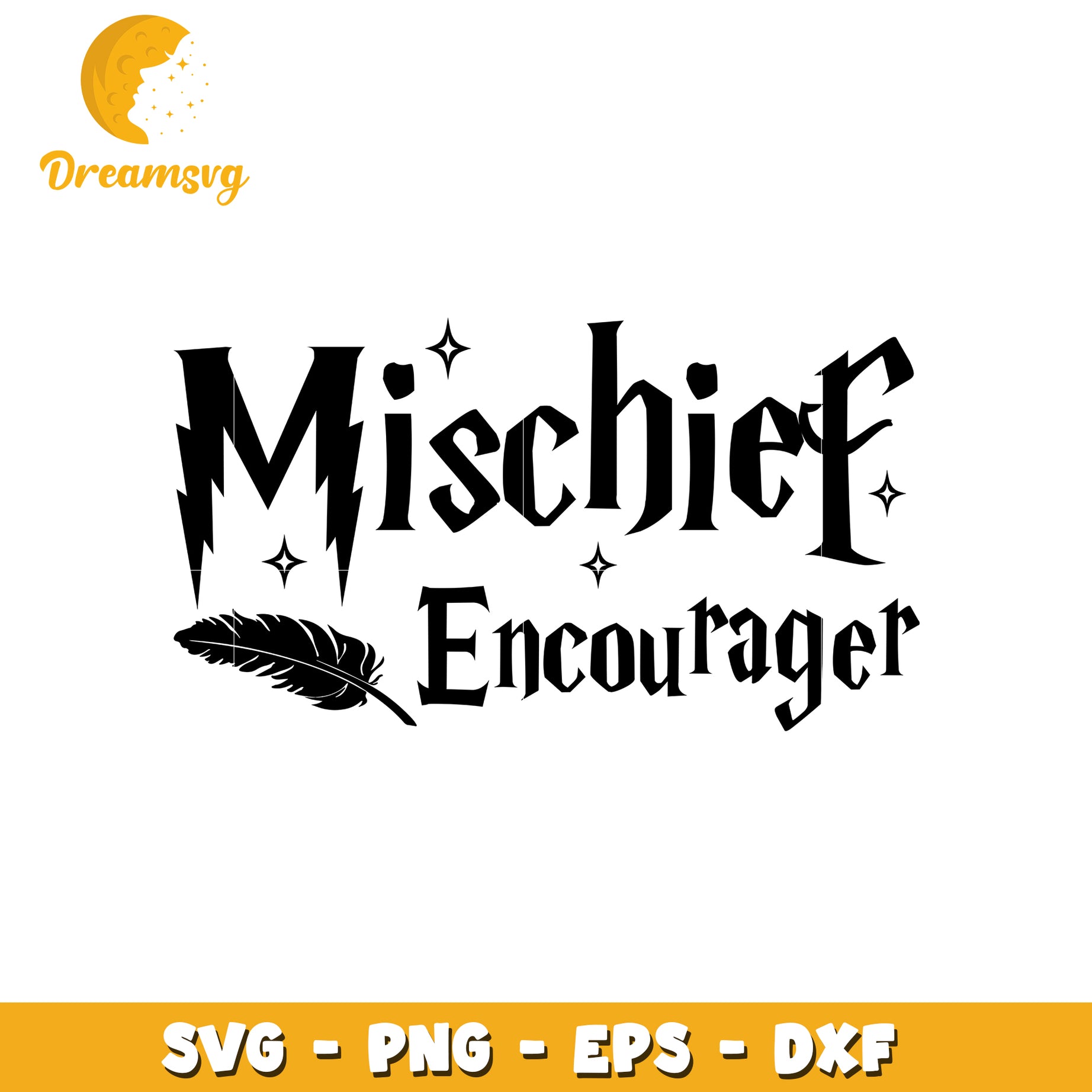 Mischief Encourager SVG Cut File