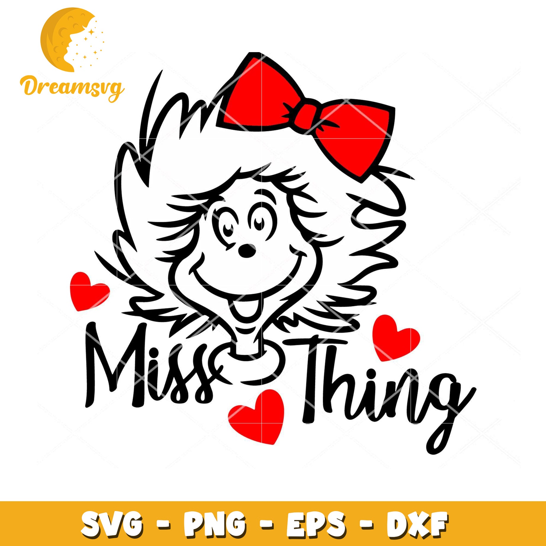 Miss Thing Cute Cat SVG Download for Crafting Projects