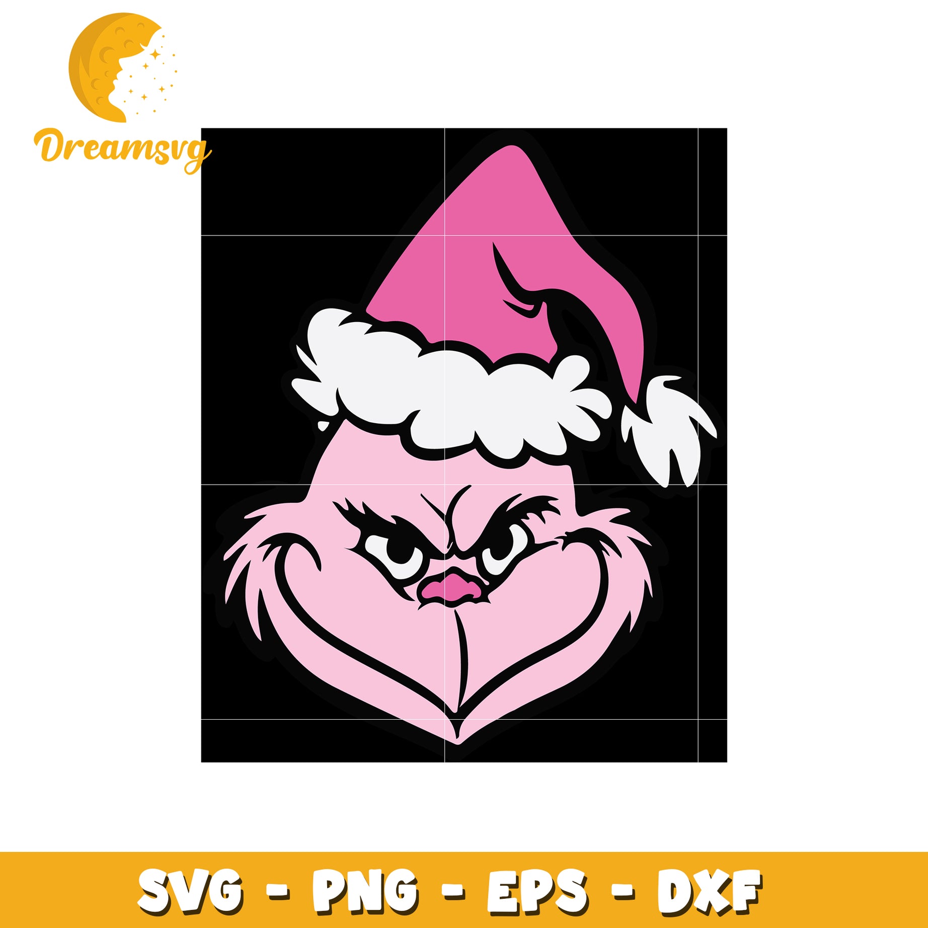Miss grinch pink santa hat svg, grinch svg, santa hat svg