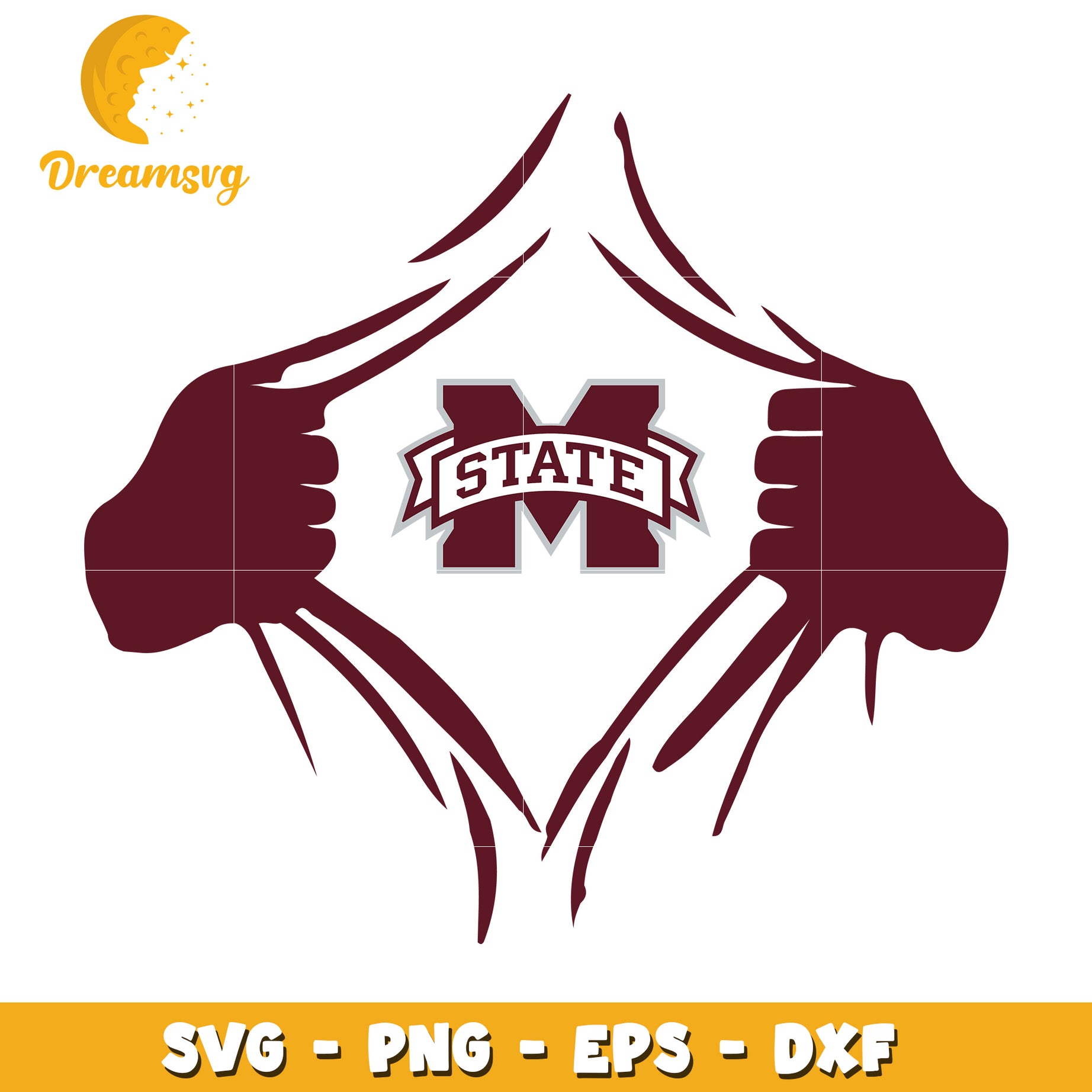 Mississippi State SVG PNG EPS DXF