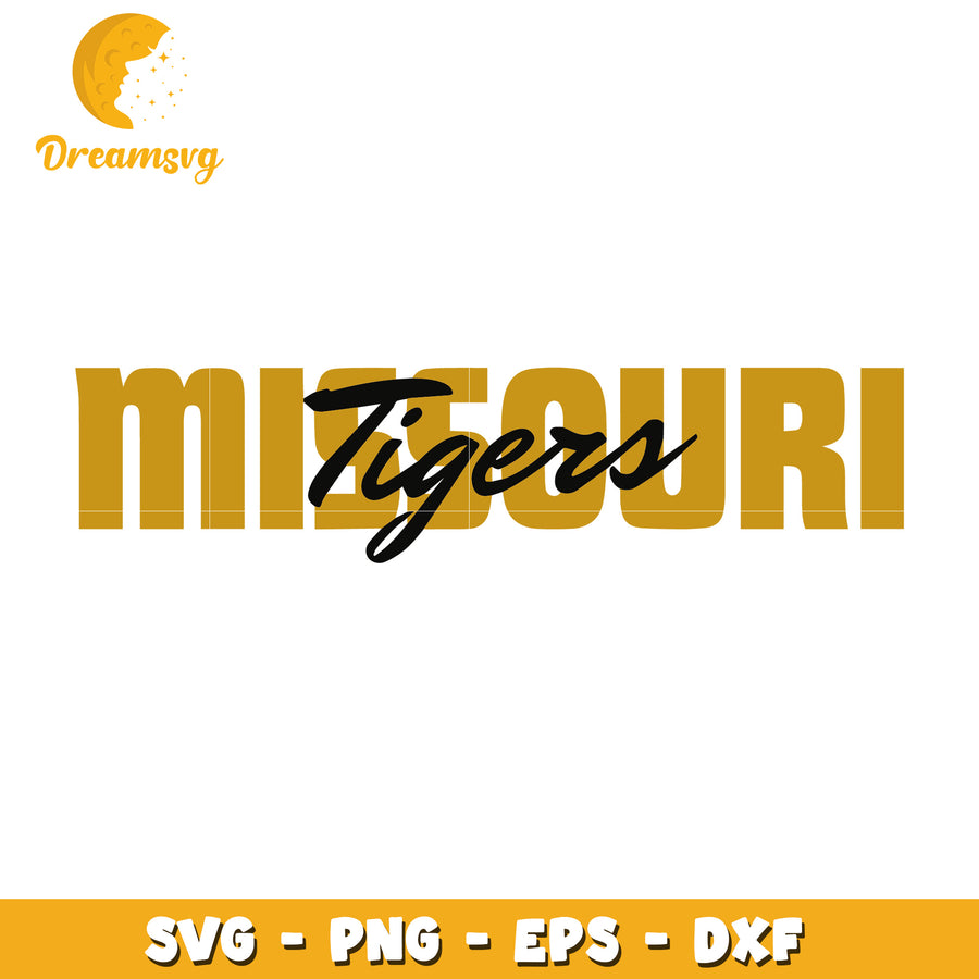 Missouri Tigers SVG Design for Crafting and Custom Projects