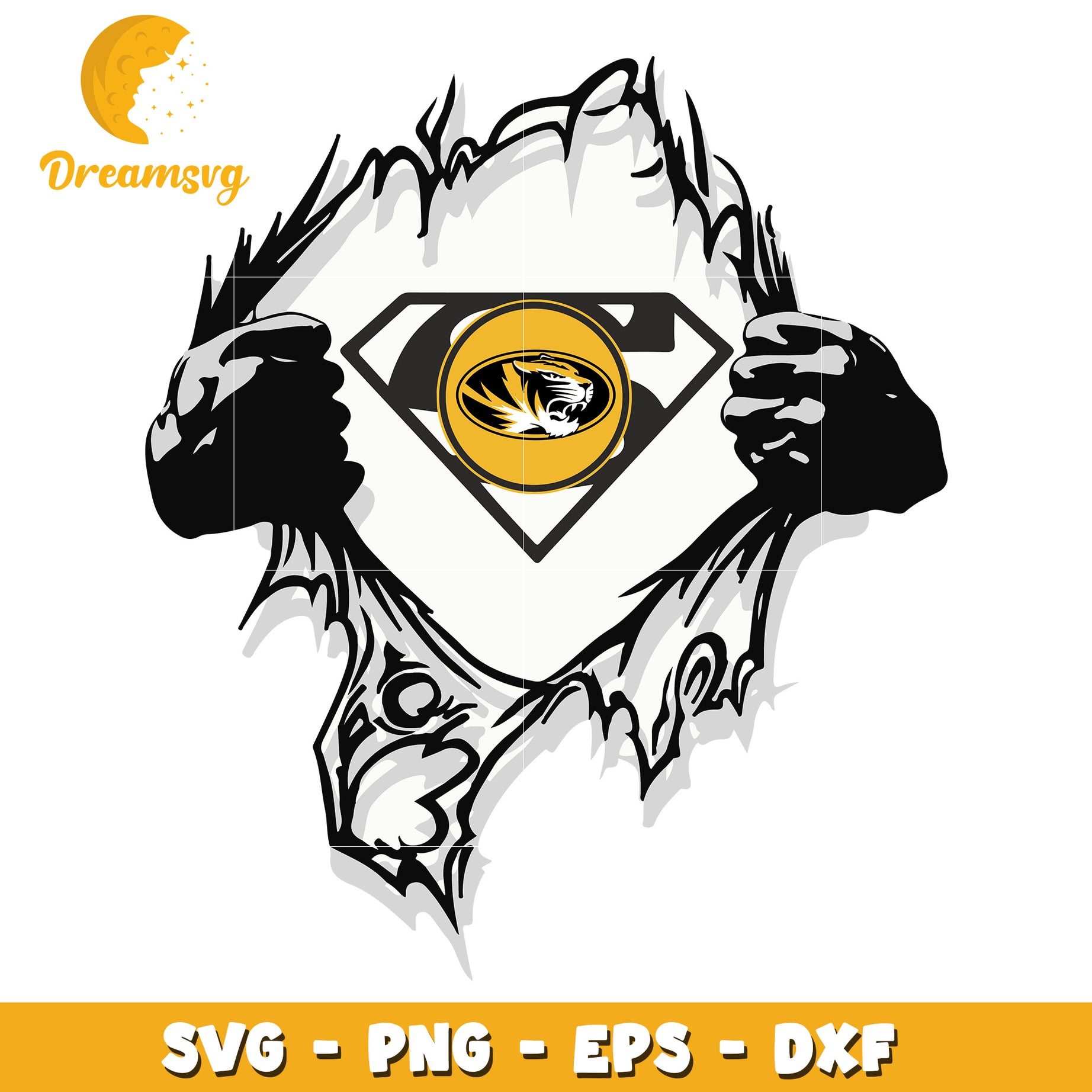 Missouri Tigers SVG PNG EPS DXF Cut File