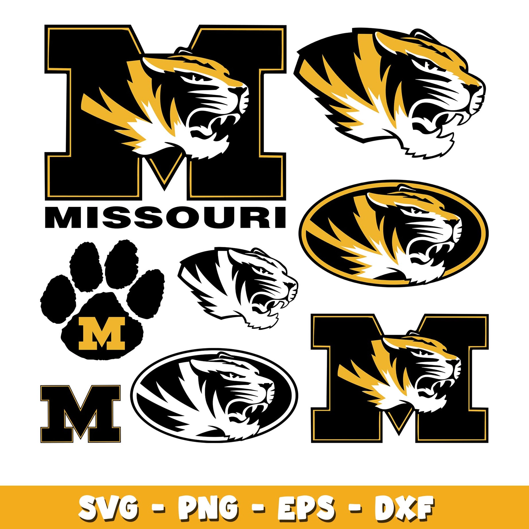 Missouri Tigers logo Bundle svg,  Missouri Tigers logo svg, ncaa svg 