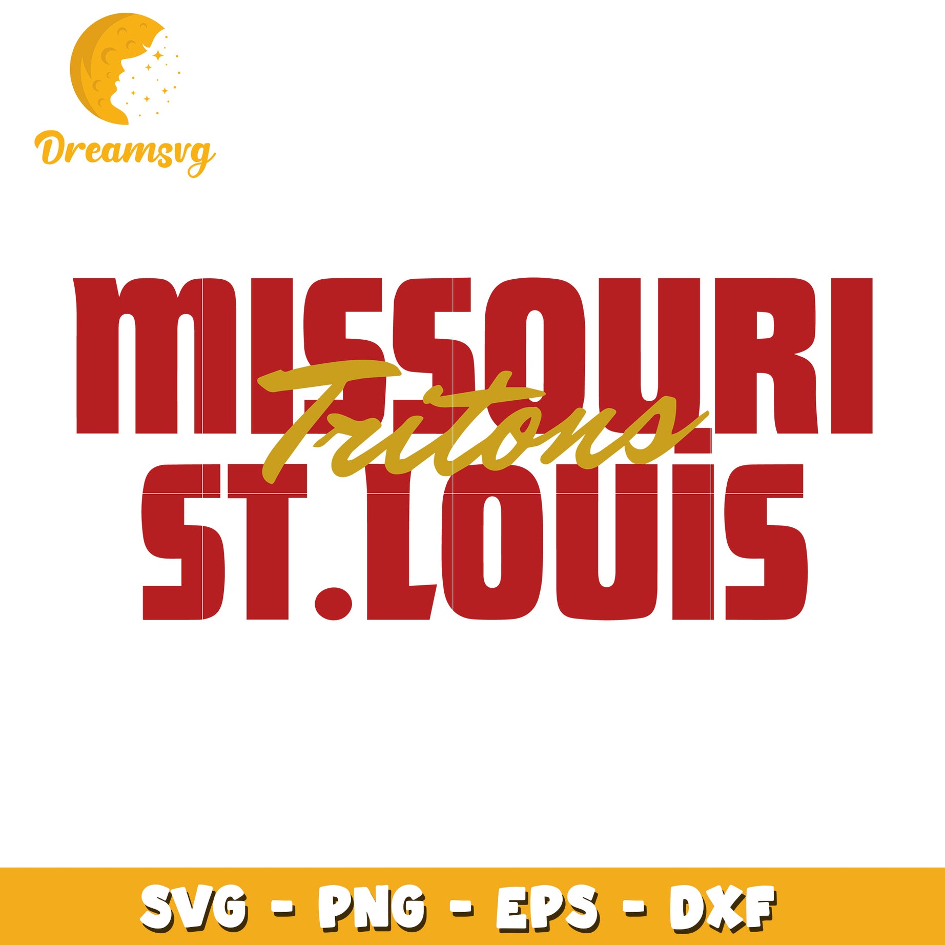 Missouri Tritons St Louis SVG Cut File