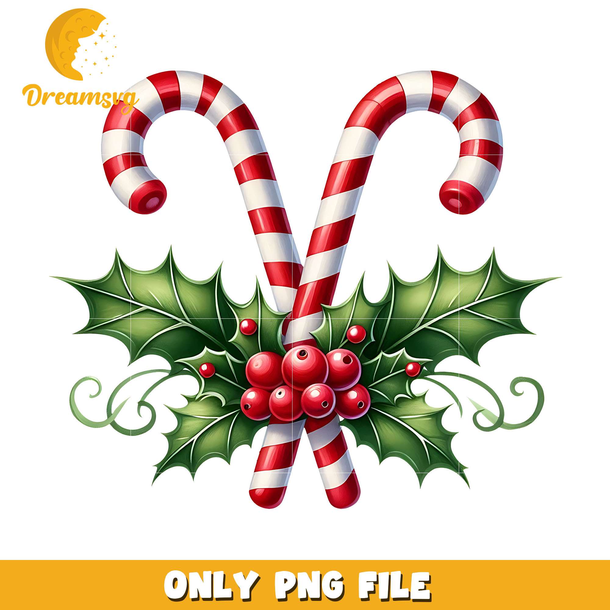 Mistletoe and candy cane png, mistletoe png, christmas png
