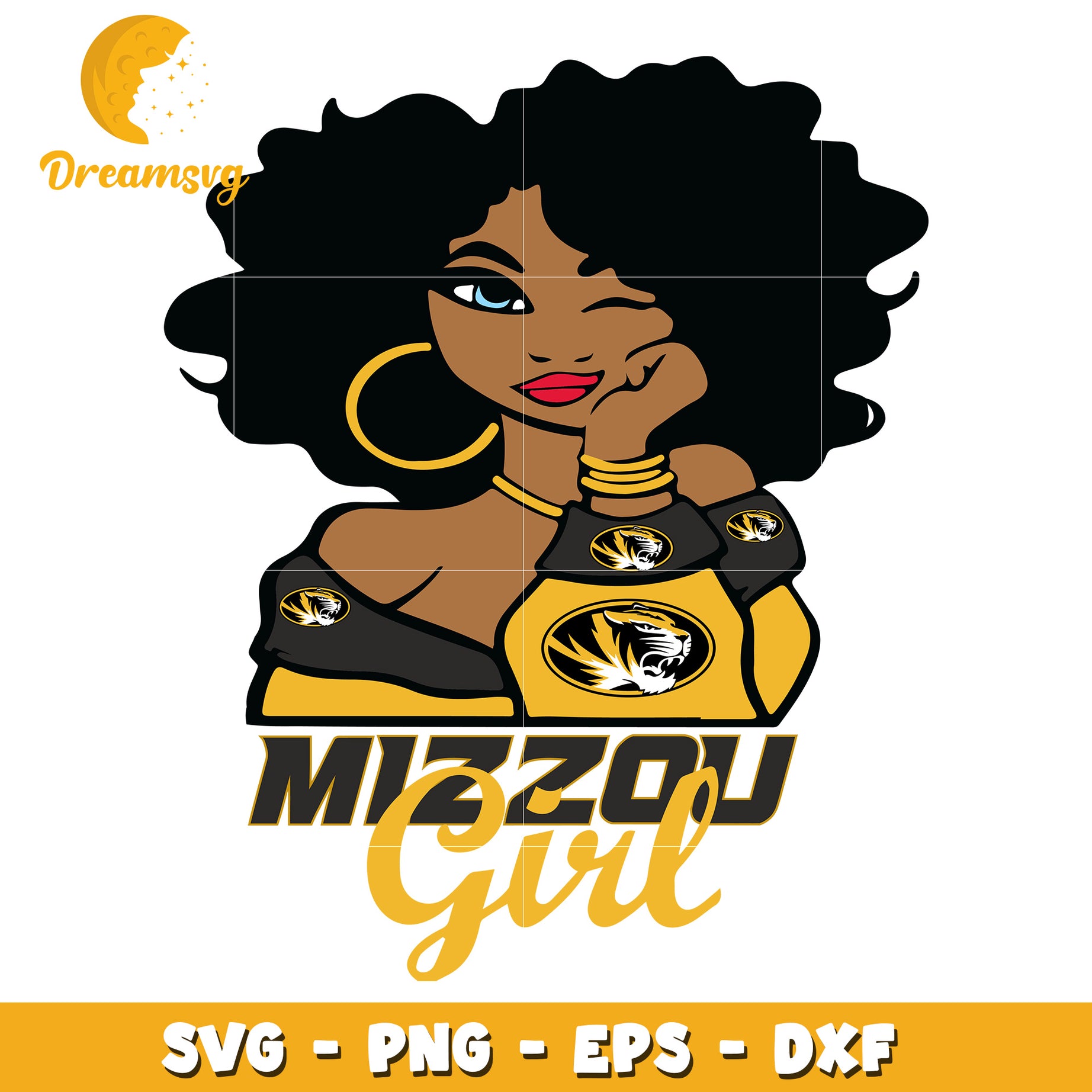 Mizzou Girl SVG Illustration for Fans and Creatives Online Store