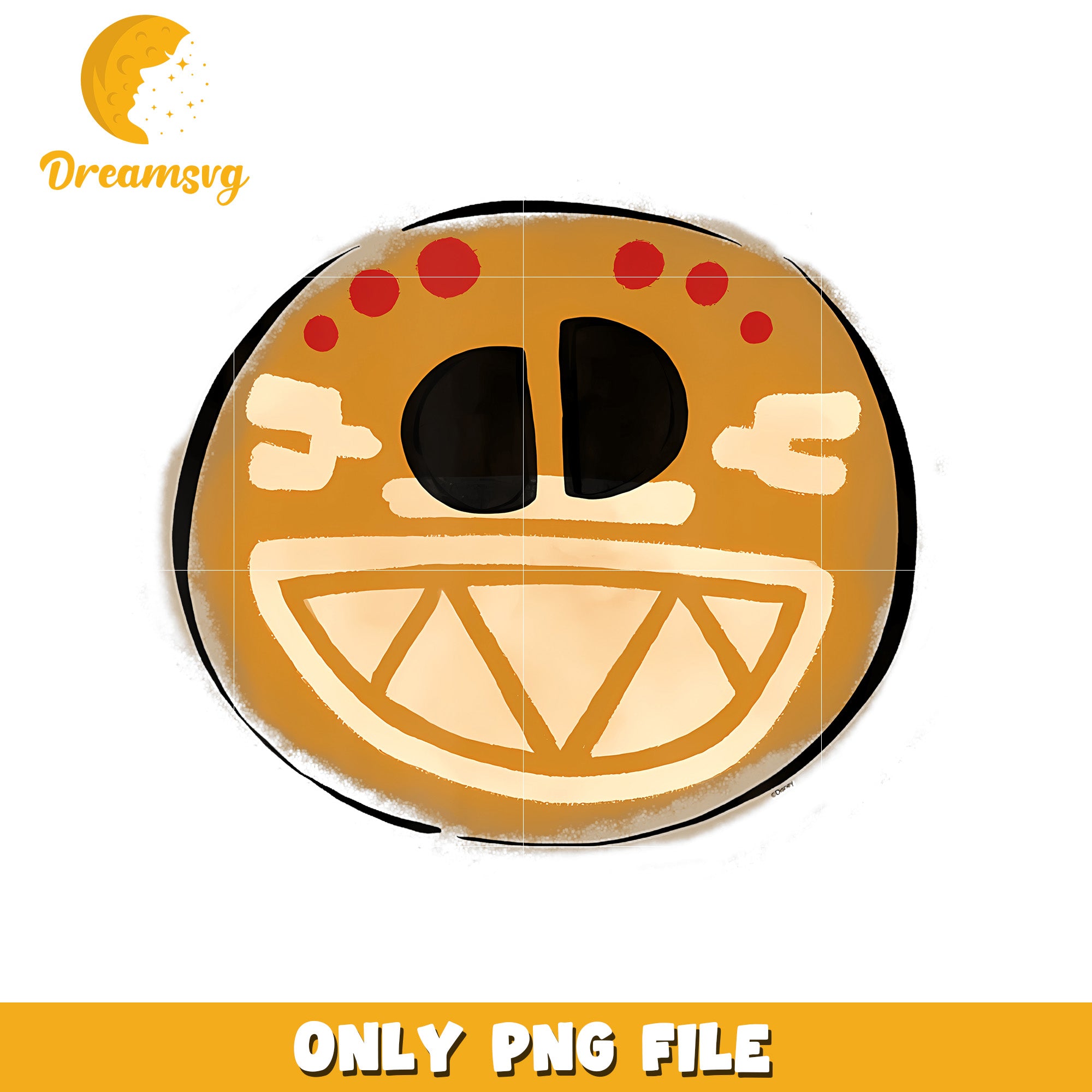 Moana Kakamora Pirate Villain Big Face png, halloween candy png, trick or treat png