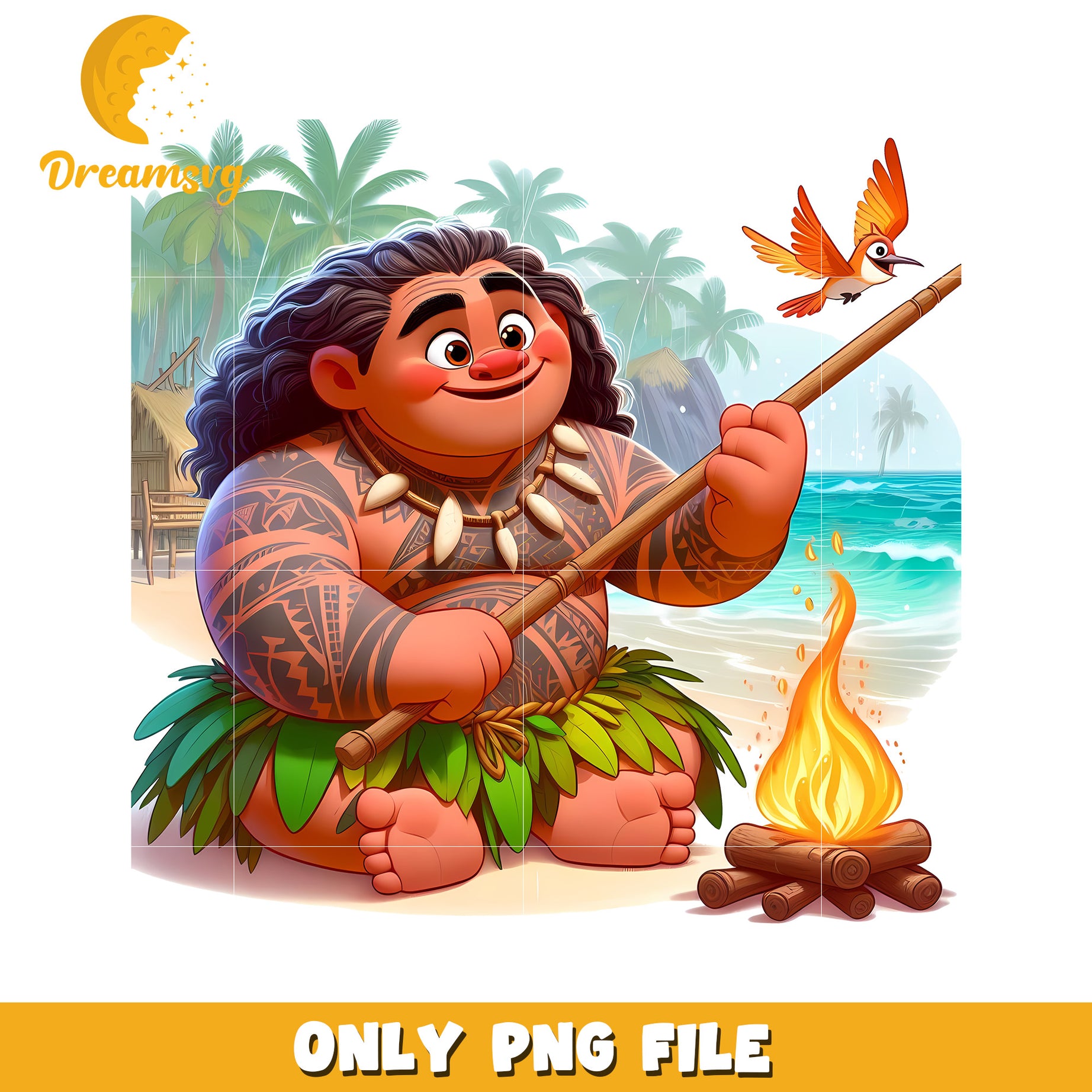 Moana PNG Clipart Beach Boy